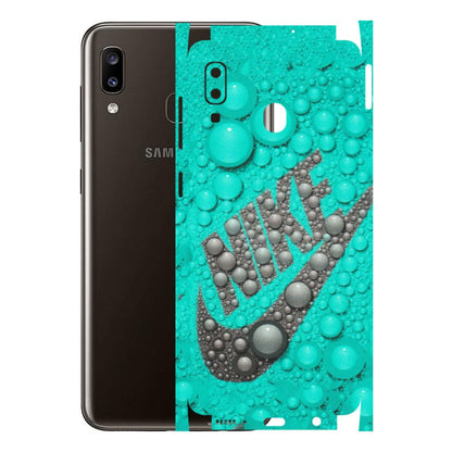 Samsung A/S Series Phone Skins (All Models) - Shoe Brand Bubbles - Matte Finish (M-42) Samsung Galaxy A20