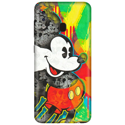Samsung A/S Series Phone Skins (All Models) - Multiple Mickey With Colourful Texture - Matte Finish (M-84) Samsung Galaxy A20