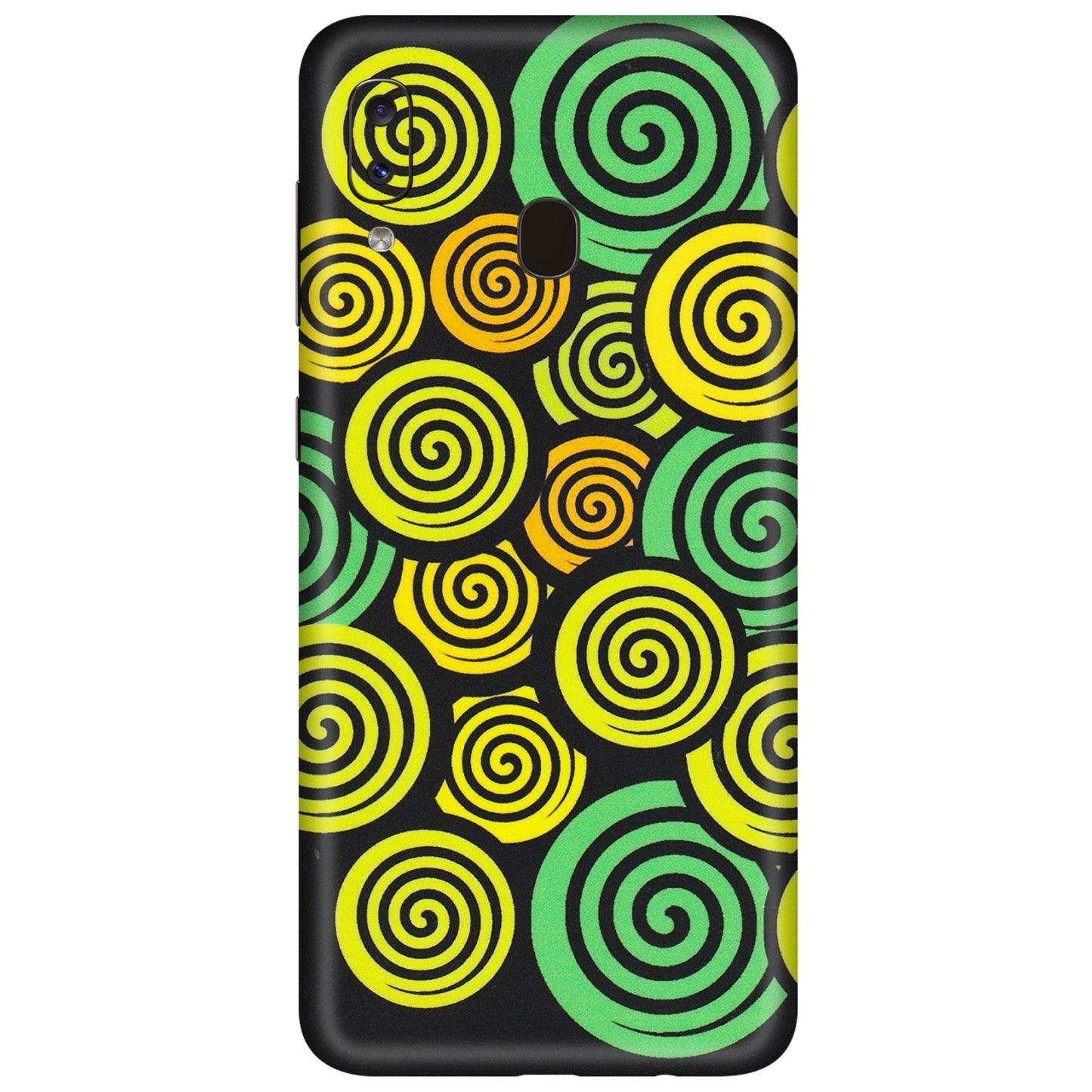 Samsung A/S Series Phone Skins (All Models) - Crazy Spiral - Matte Finish (M-91) Samsung Galaxy A20