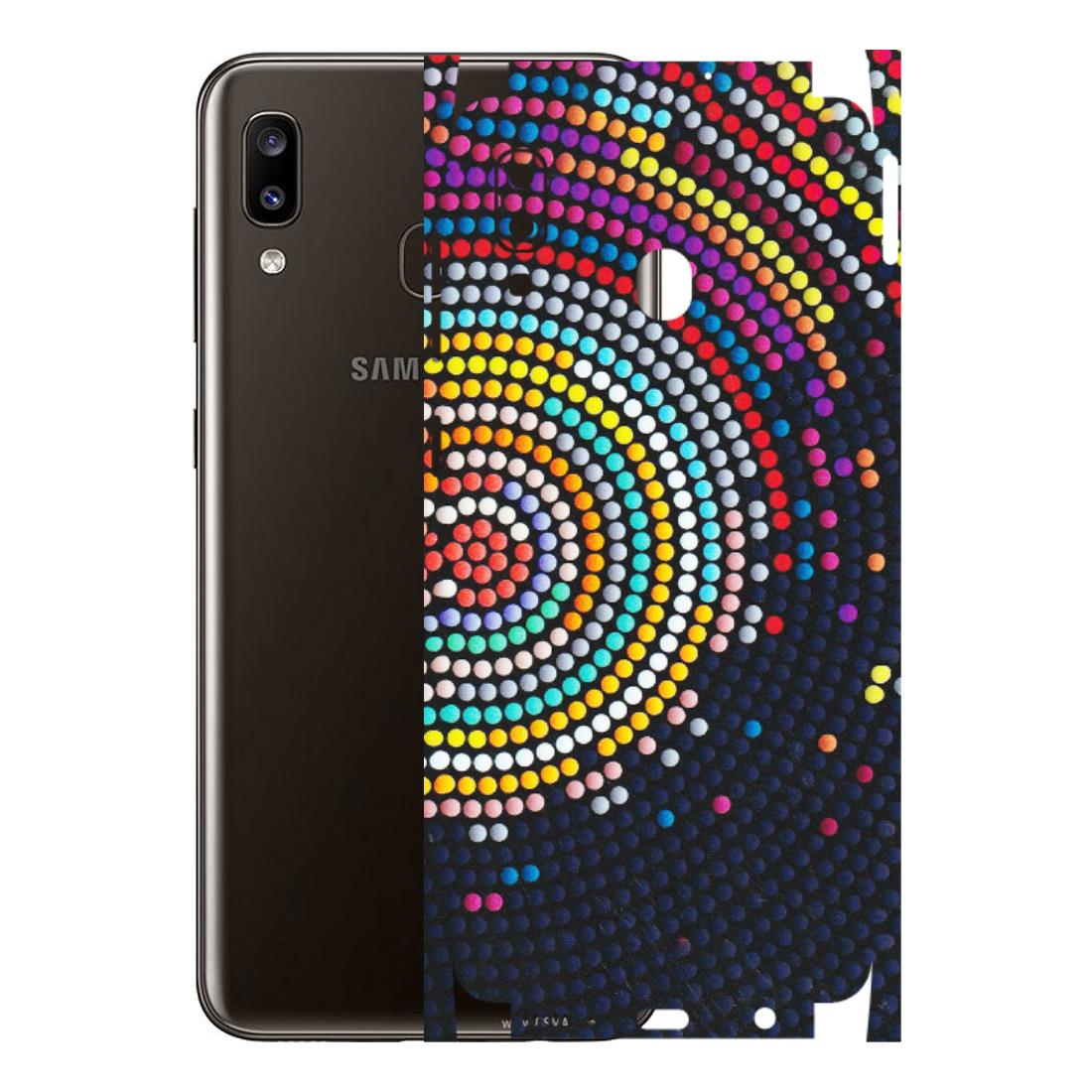 Samsung A/S Series Phone Skins (All Models) - Rainbow Dot Mandala - Matte Finish (M-97) Samsung Galaxy A20