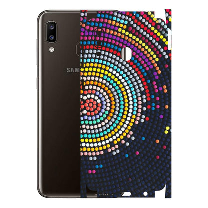 Samsung A/S Series Phone Skins (All Models) - Rainbow Dot Mandala - Matte Finish (M-97) Samsung Galaxy A20