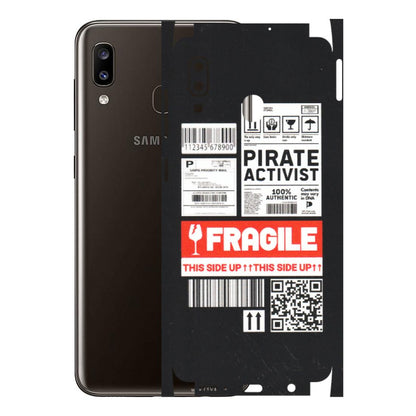 Samsung A/S Series Phone Skins (All Models) - Handle With Care - Matte Finish (M-99) Samsung Galaxy A20