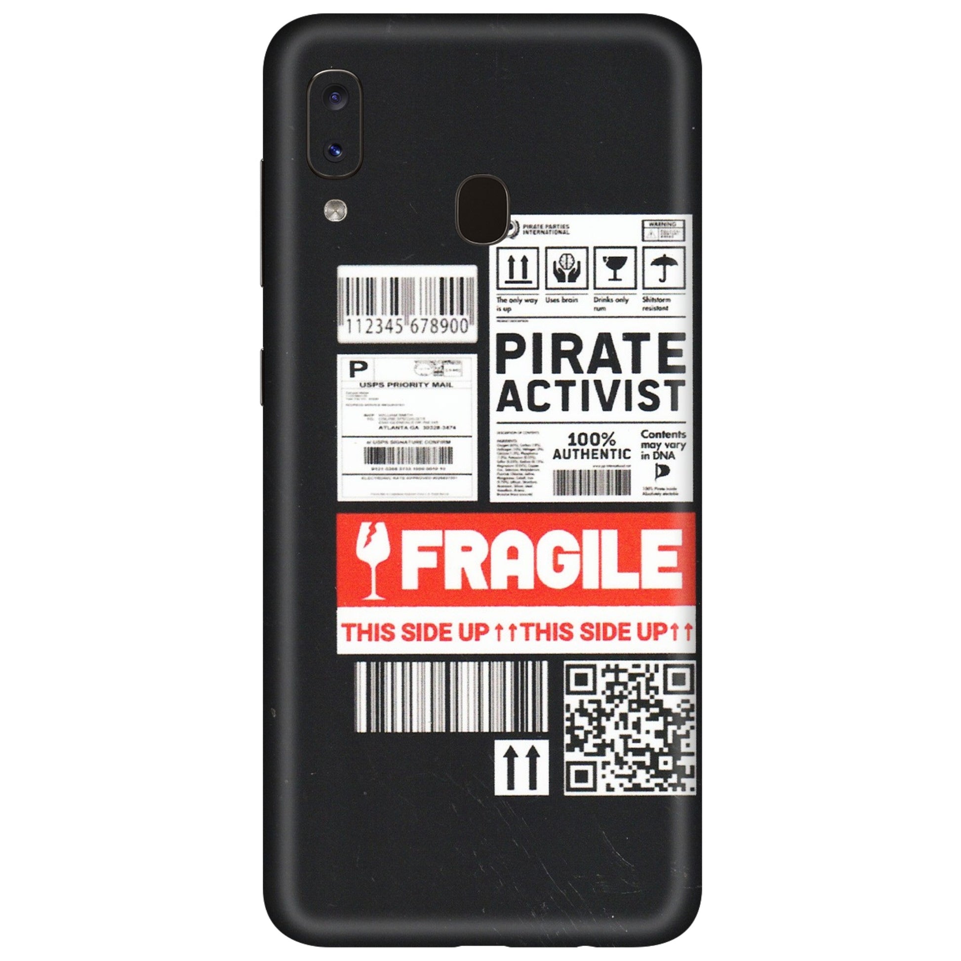 Samsung A/S Series Phone Skins (All Models) - Handle With Care - Matte Finish (M-99) Samsung Galaxy A20