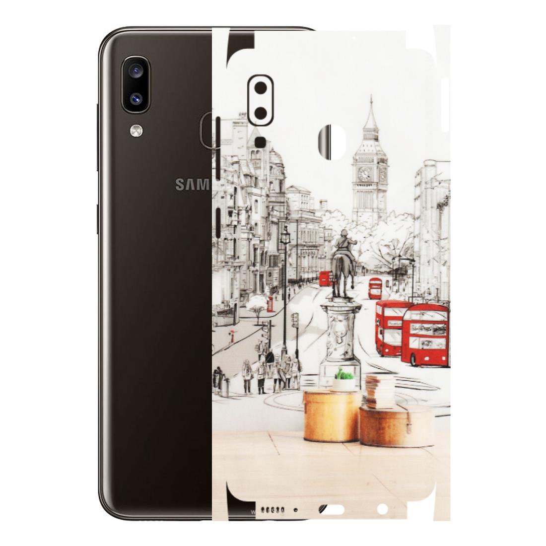 Samsung A/S Series Phone Skins (All Models) - London Street - Transparent Finish (T-02) Samsung Galaxy A20