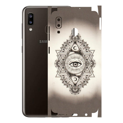 Samsung A/S Series Phone Skins (All Models) - Illuminati Great Eye - Transparent Finish (T-14) Samsung Galaxy A20