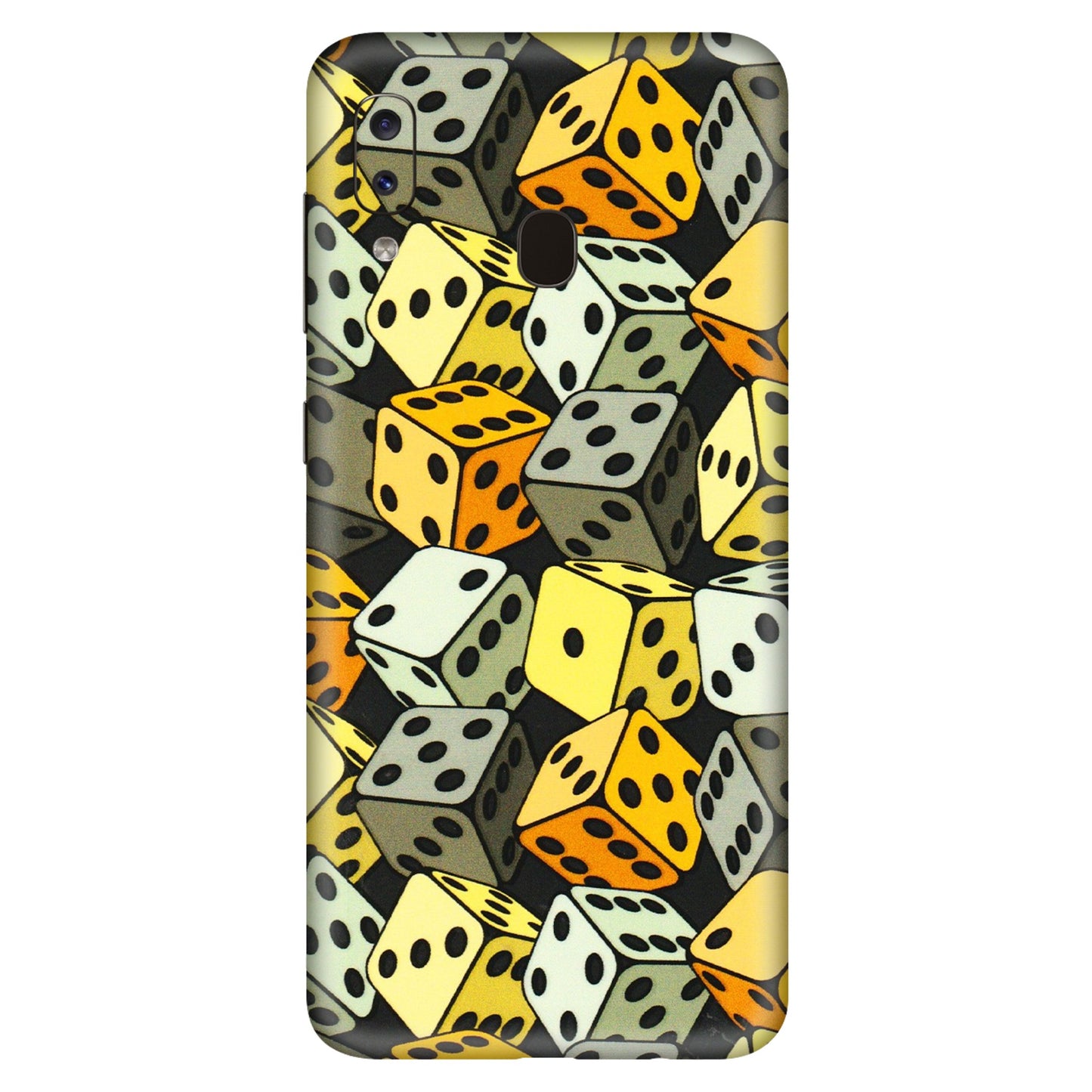 Samsung A/S Series Phone Skins (All Models) - Dices Of Life - 3D Embossed Finish (L-04) Samsung Galaxy A20S