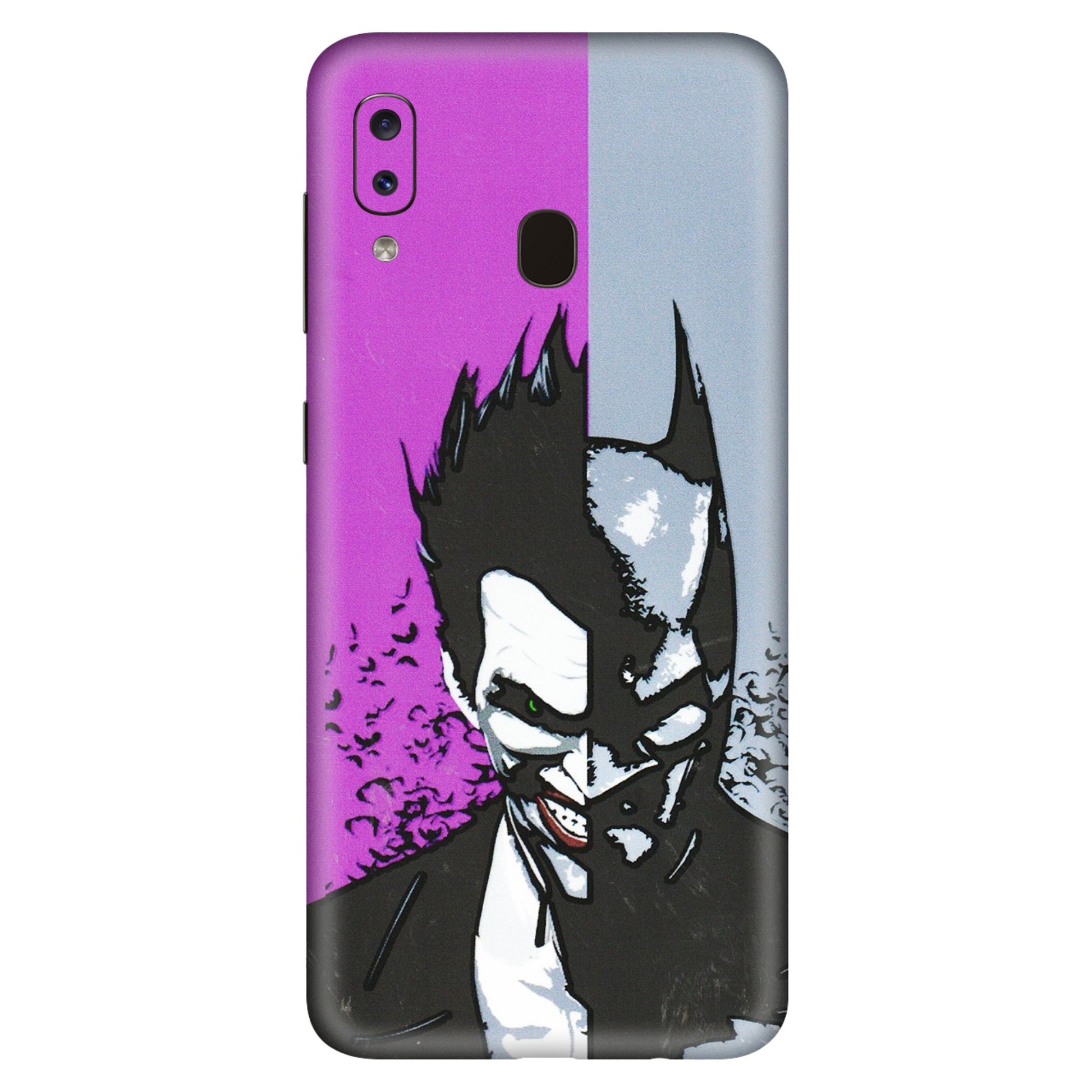 Samsung A/S Series Phone Skins (All Models) - Batman & Joker - 3D Embossed Finish (L-143) Samsung Galaxy A20S