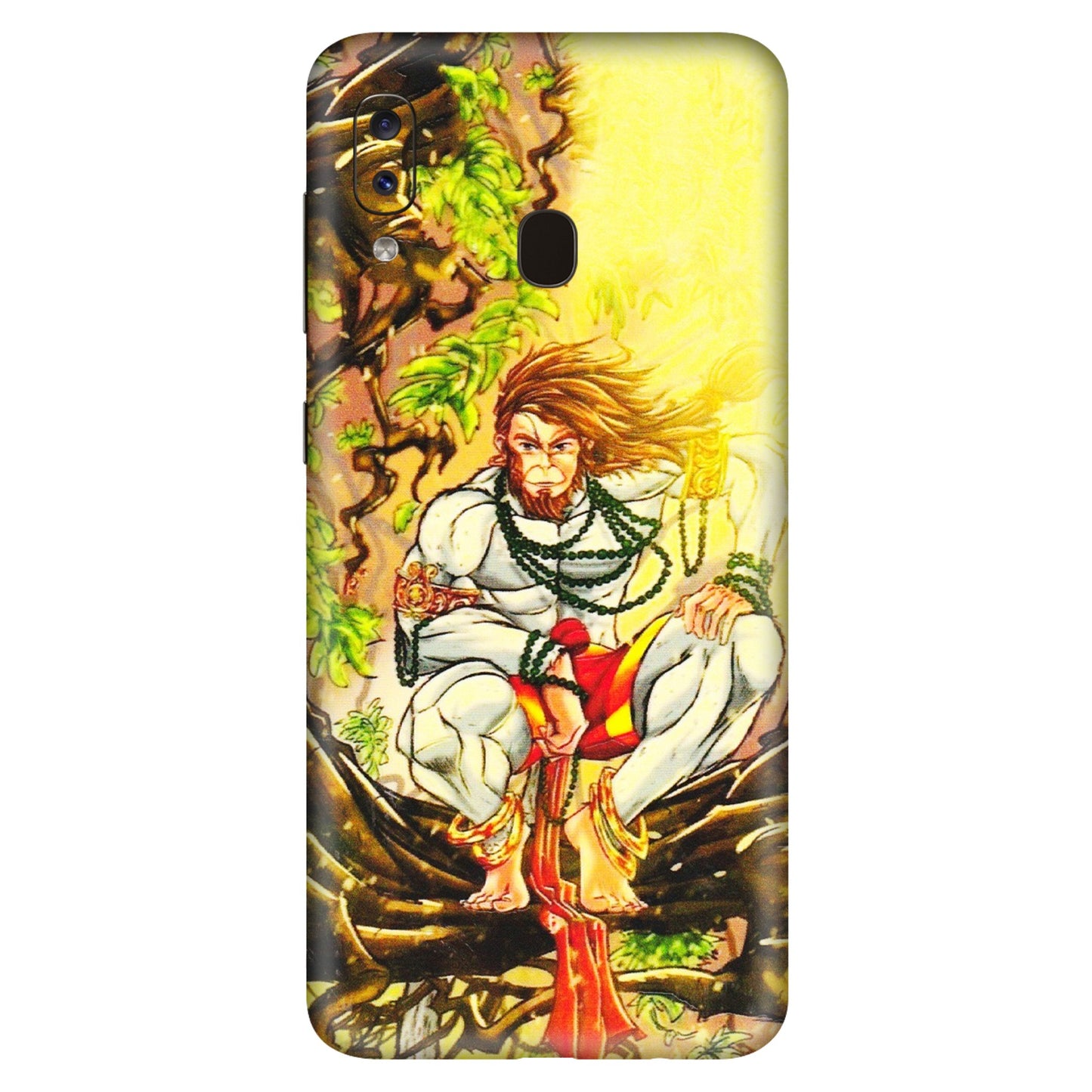 Samsung A/S Series Phone Skins (All Models) - Lord Hanuman - 3D Embossed Finish (L-152) Samsung Galaxy A20S