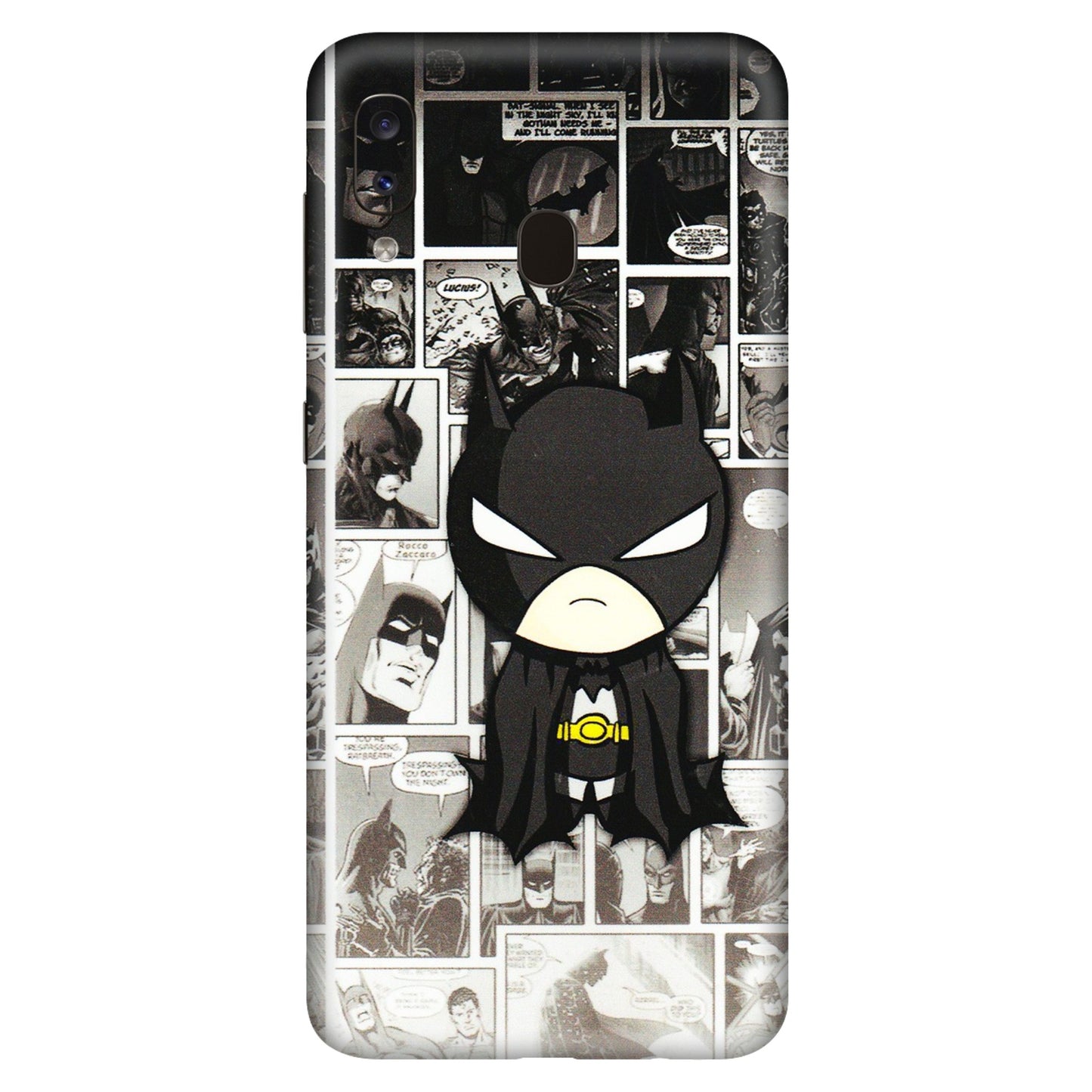 Samsung A/S Series Phone Skins (All Models) - Toon Batman - 3D Embossed Finish (L-182) Samsung Galaxy A20S
