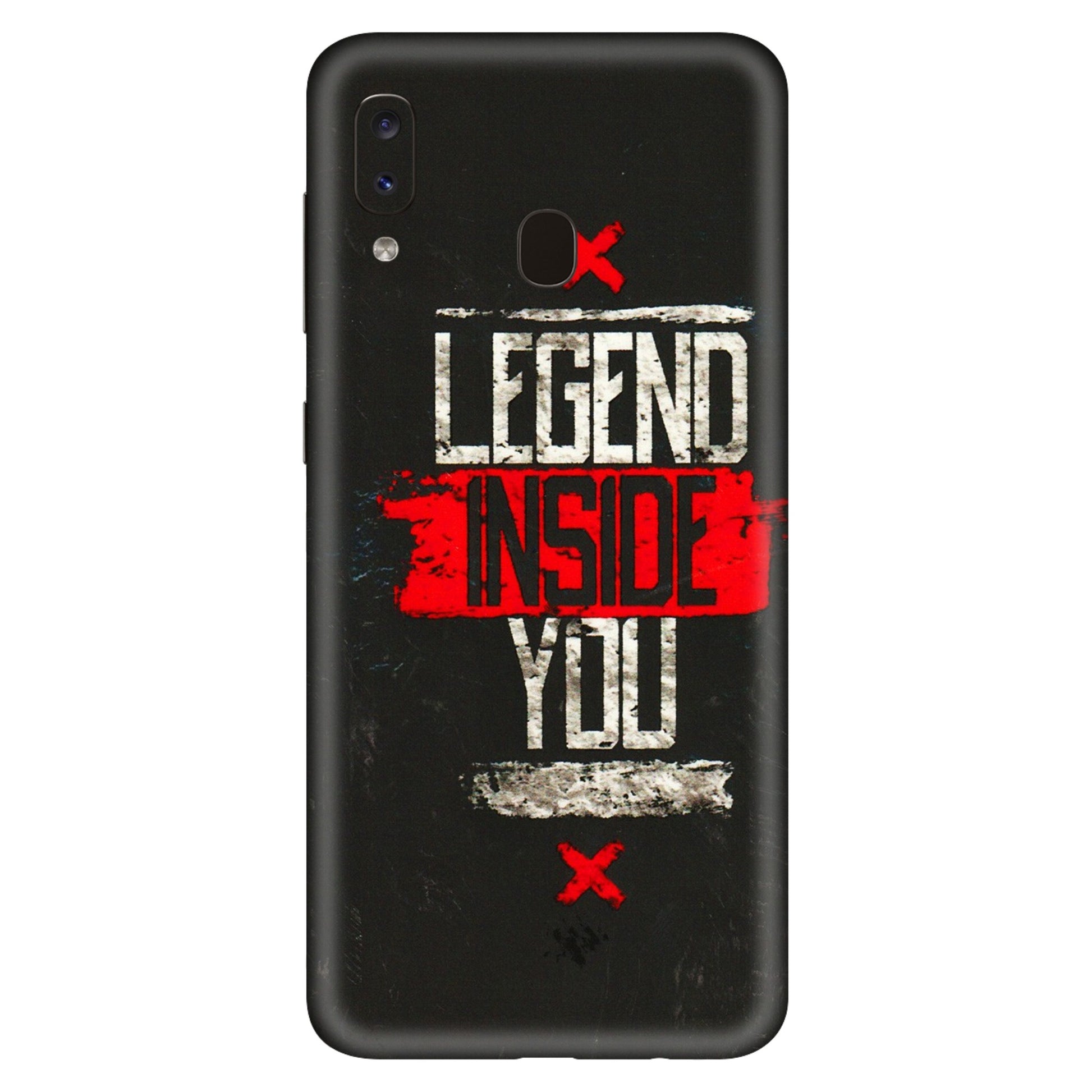 Samsung A/S Series Phone Skins (All Models) - Legend Inside You - 3D Embossed Finish (L-186) Samsung Galaxy A20S