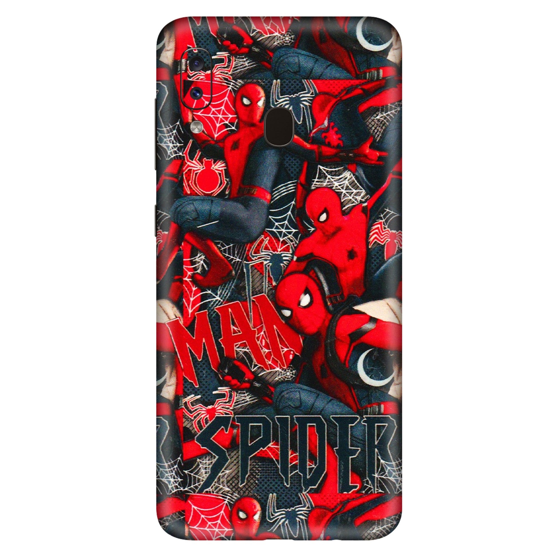 Samsung A/S Series Phone Skins (All Models) - SpiderMan Cool - 3D Embossed Finish (L-188) Samsung Galaxy A20S
