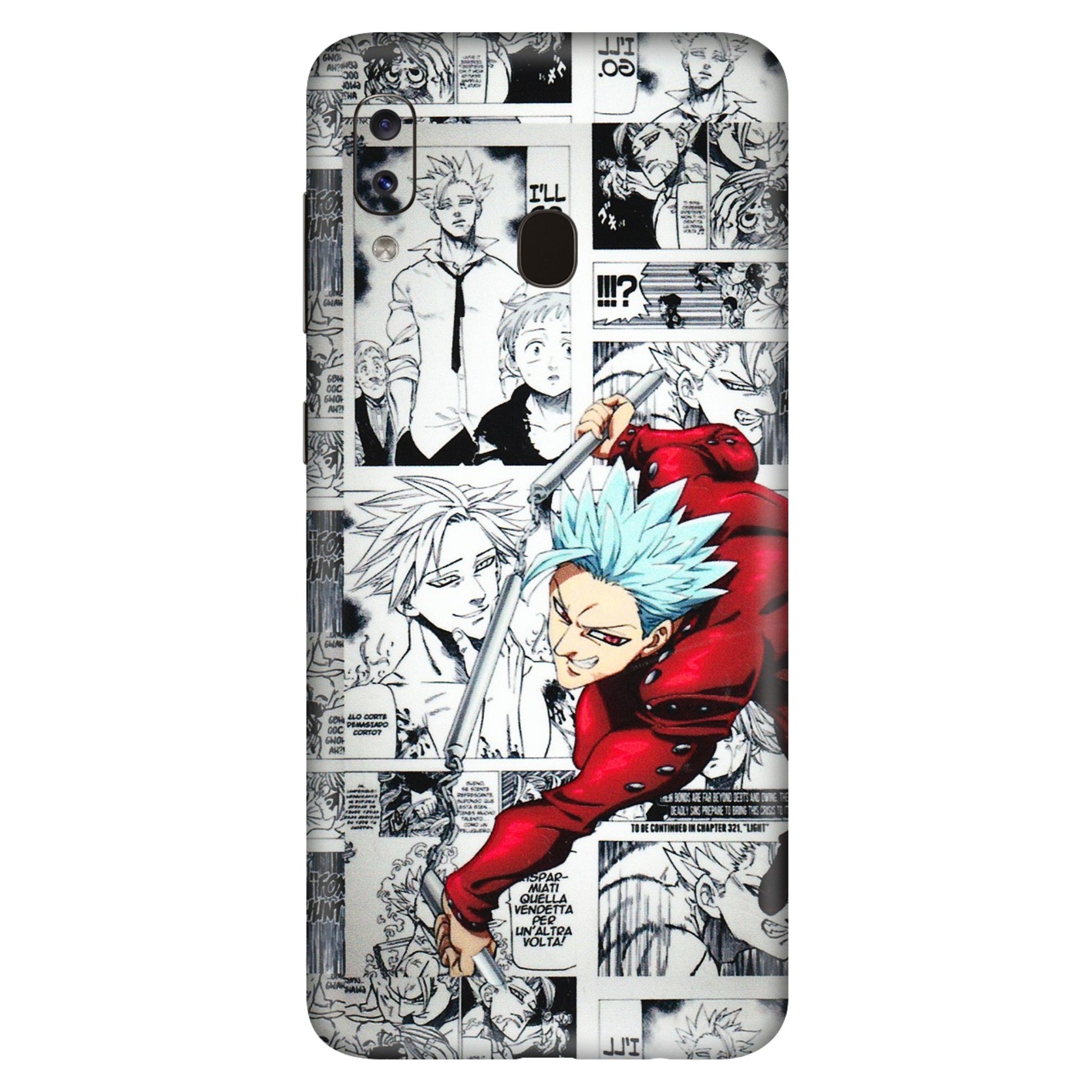 Samsung A/S Series Phone Skins (All Models) - Anime Comic - 3D Embossed Finish (L-192) Samsung Galaxy A20S