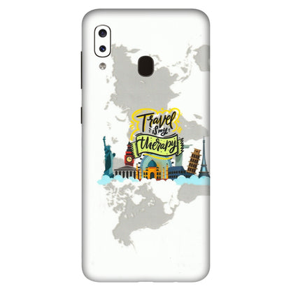 Samsung A/S Series Phone Skins (All Models) - Travel Therapy - 3D Embossed Finish (L-199) Samsung Galaxy A20S