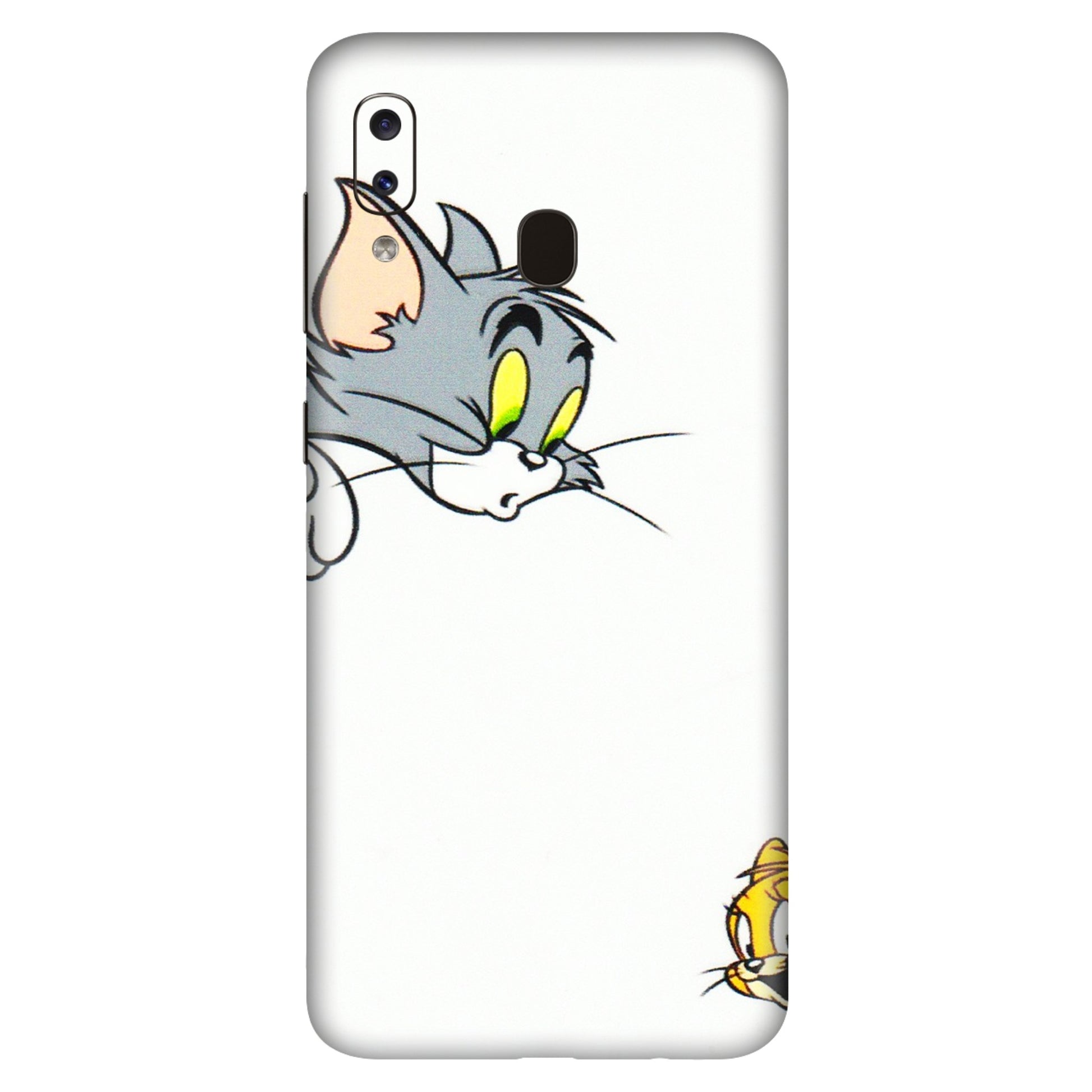Samsung A/S Series Phone Skins (All Models) - Cute Tom And Jerry - 3D Embossed Finish (L-220) Samsung Galaxy A20S
