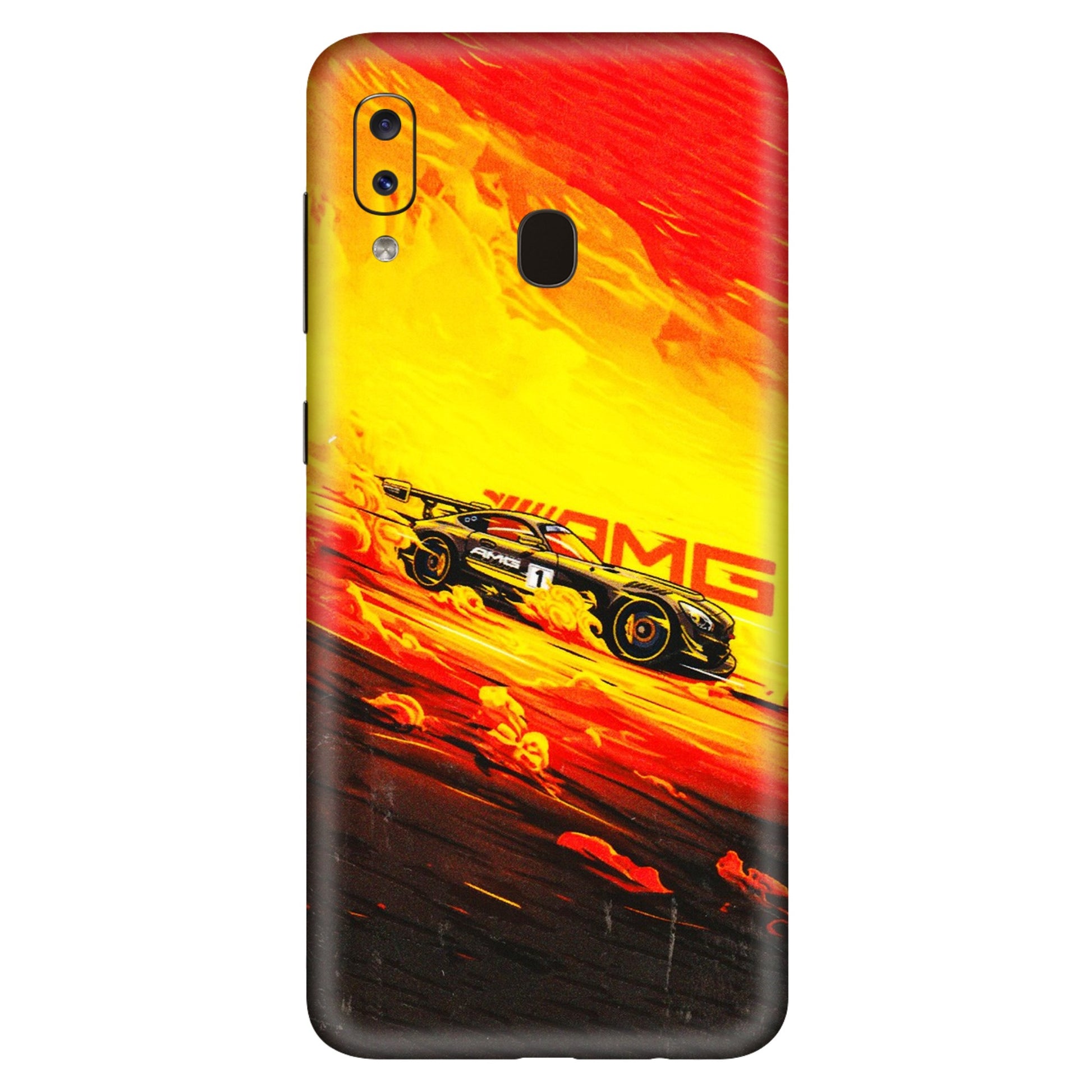 Samsung A/S Series Phone Skins (All Models) - AMG Car Speed Cover - 3D Embossed Finish (L-256) Samsung Galaxy A20S
