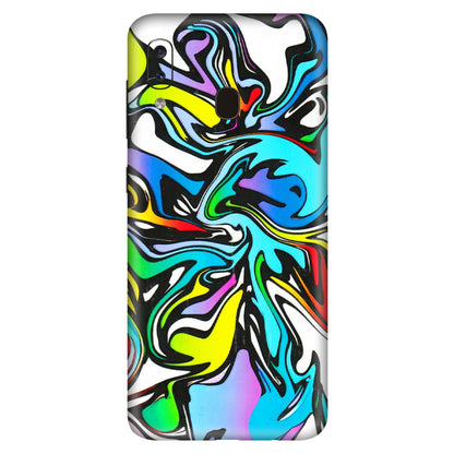 Samsung A/S Series Phone Skins (All Models) - Abstract Colour Paints - 3D Embossed Finish (L-271) Samsung Galaxy A20S