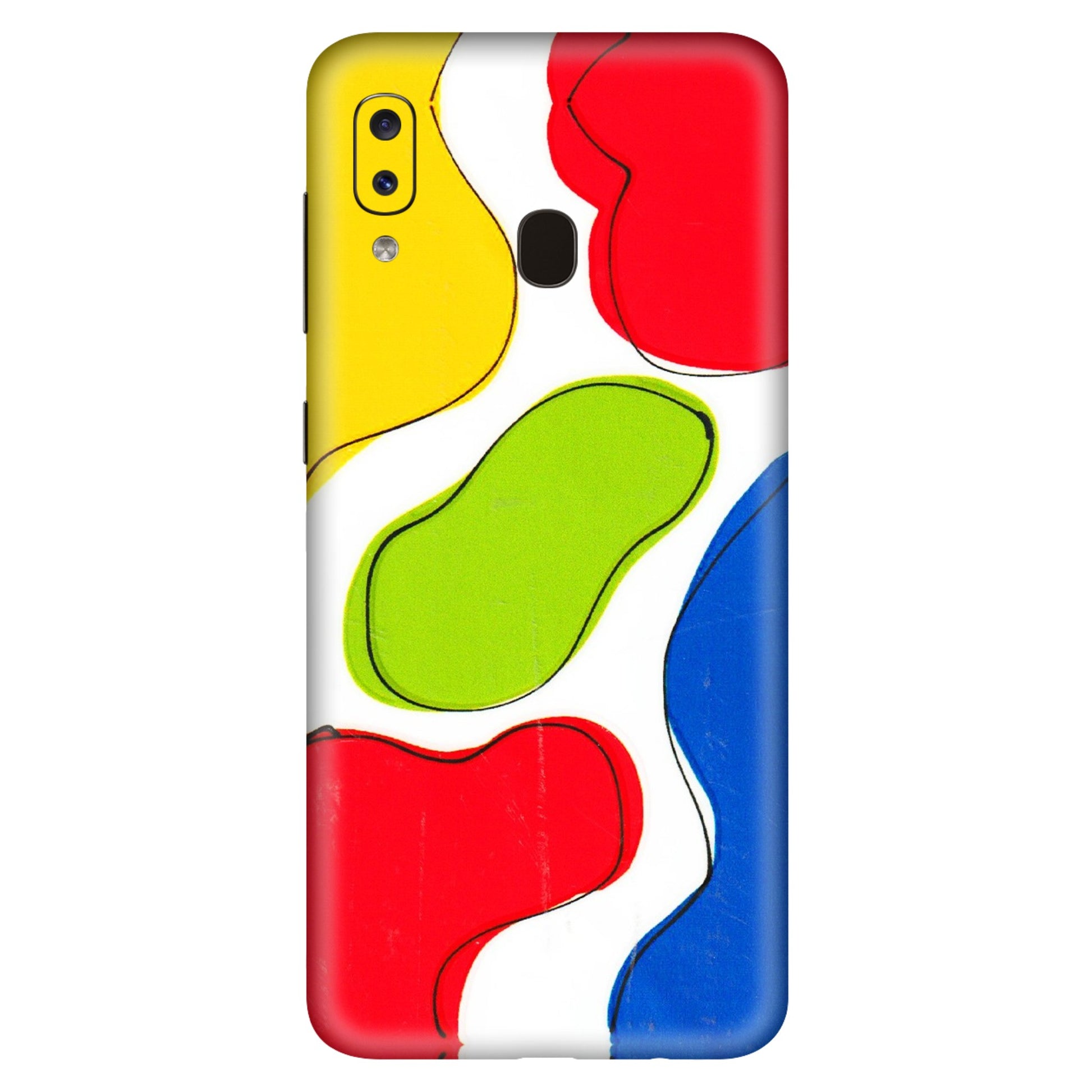 Samsung A/S Series Phone Skins (All Models) - RGB Colour Paint - 3D Embossed Finish (L-284) Samsung Galaxy A20S