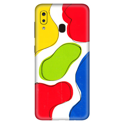 Samsung A/S Series Phone Skins (All Models) - RGB Colour Paint - 3D Embossed Finish (L-284) Samsung Galaxy A20S