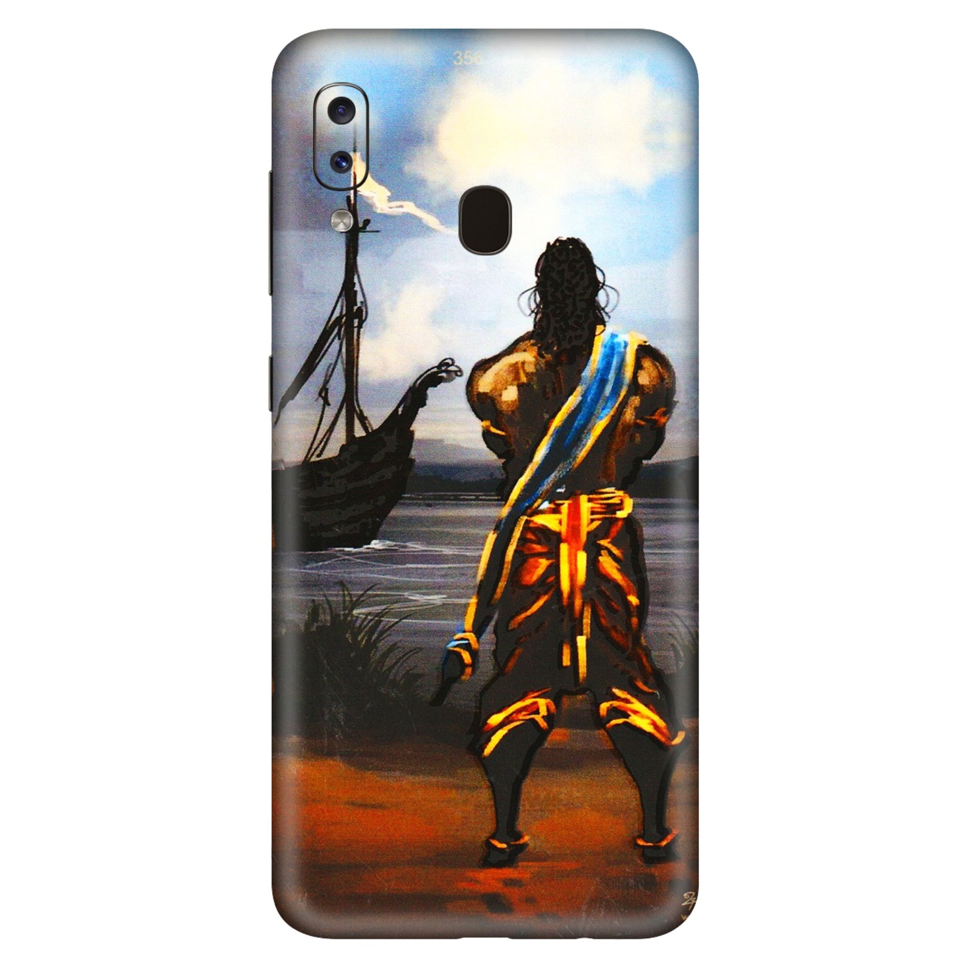 Samsung A/S Series Phone Skins (All Models) - Heavenly God Figure - 3D Embossed Finish (L-34) Samsung Galaxy A20S