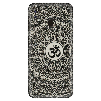 Samsung A/S Series Phone Skins (All Models) - Aum Elegant Mandala - 3D Embossed Finish (L-62) Samsung Galaxy A20S