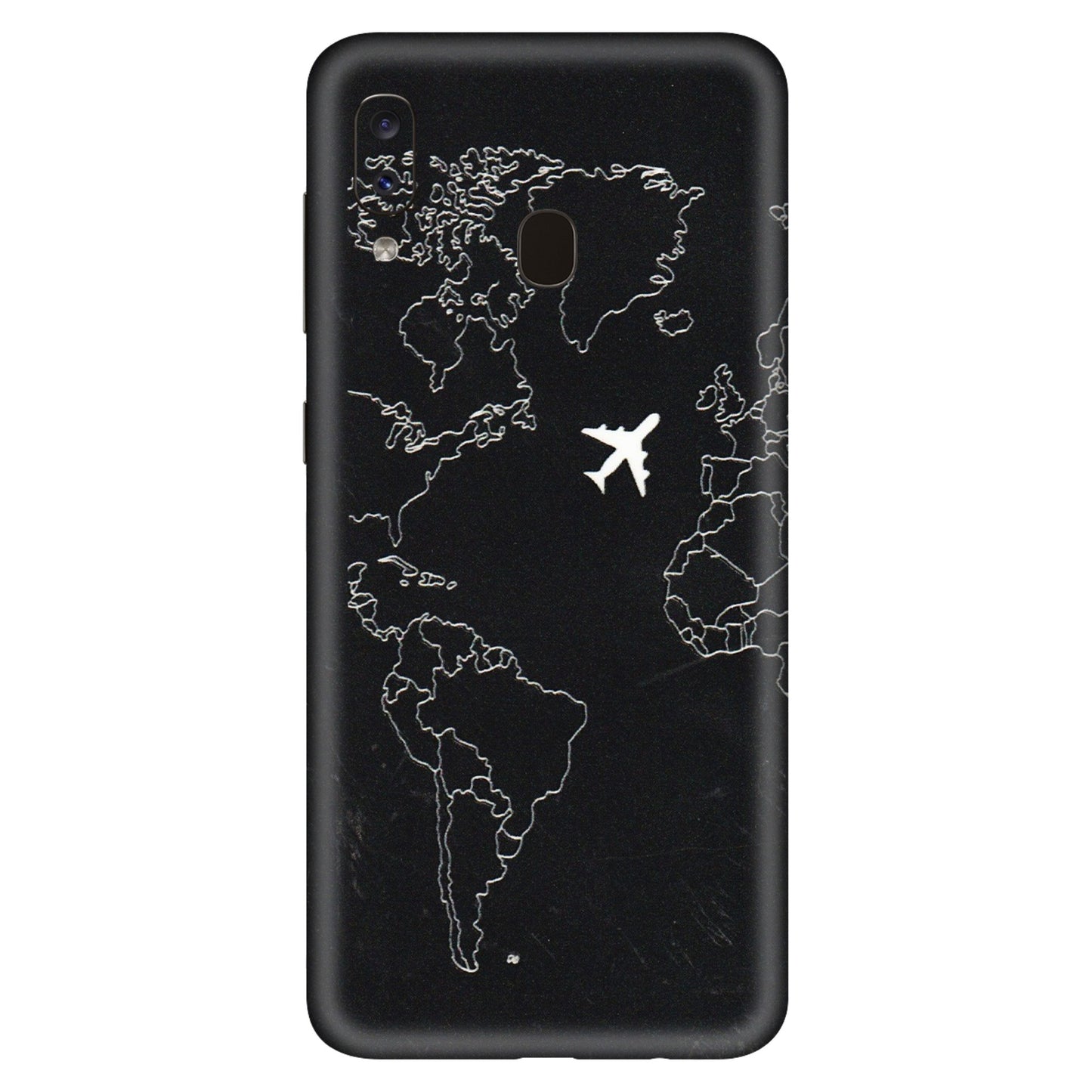 Samsung A/S Series Phone Skins (All Models) - Never Ending Travel - 3D Embossed Finish (L-79) Samsung Galaxy A20S