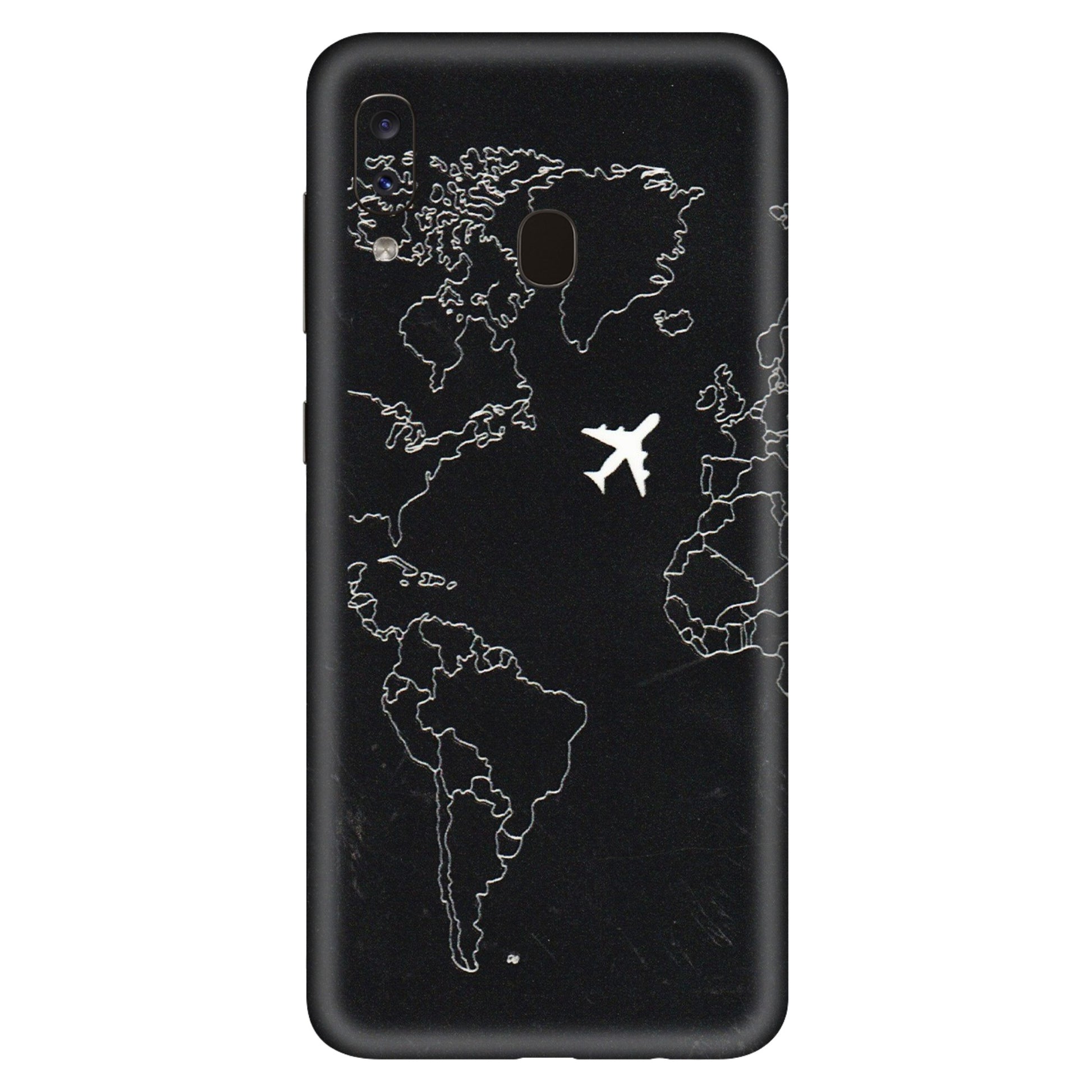 Samsung A/S Series Phone Skins (All Models) - Never Ending Travel - 3D Embossed Finish (L-79) Samsung Galaxy A20S