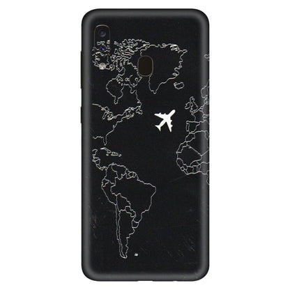 Samsung A/S Series Phone Skins (All Models) - Never Ending Travel - 3D Embossed Finish (L-79) Samsung Galaxy A20S