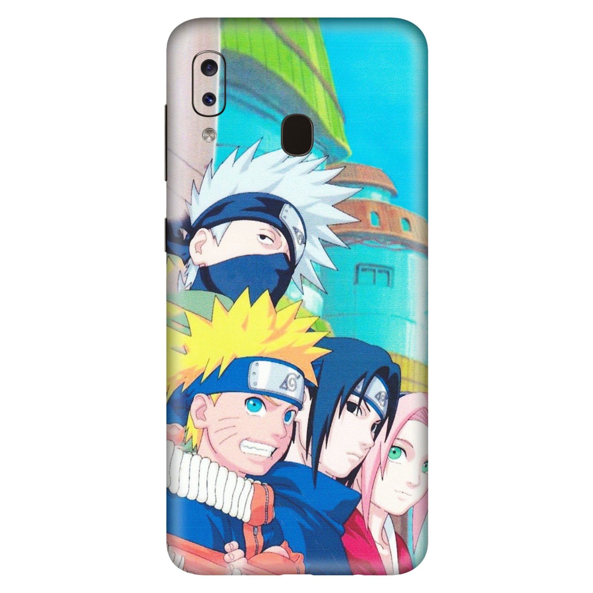 Samsung A/S Series Phone Skins (All Models) - Team Minato And Kakashi - Matte Finish (M-101) Samsung Galaxy A20S