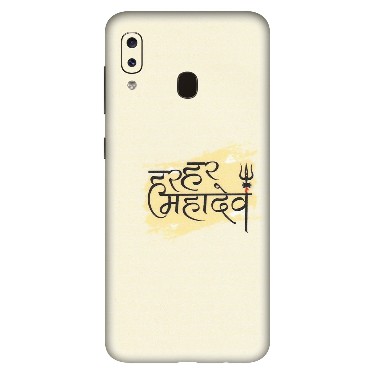 Samsung A/S Series Phone Skins (All Models) - Har Har Mahadev - Matte Finish (M-10) Samsung Galaxy A20S