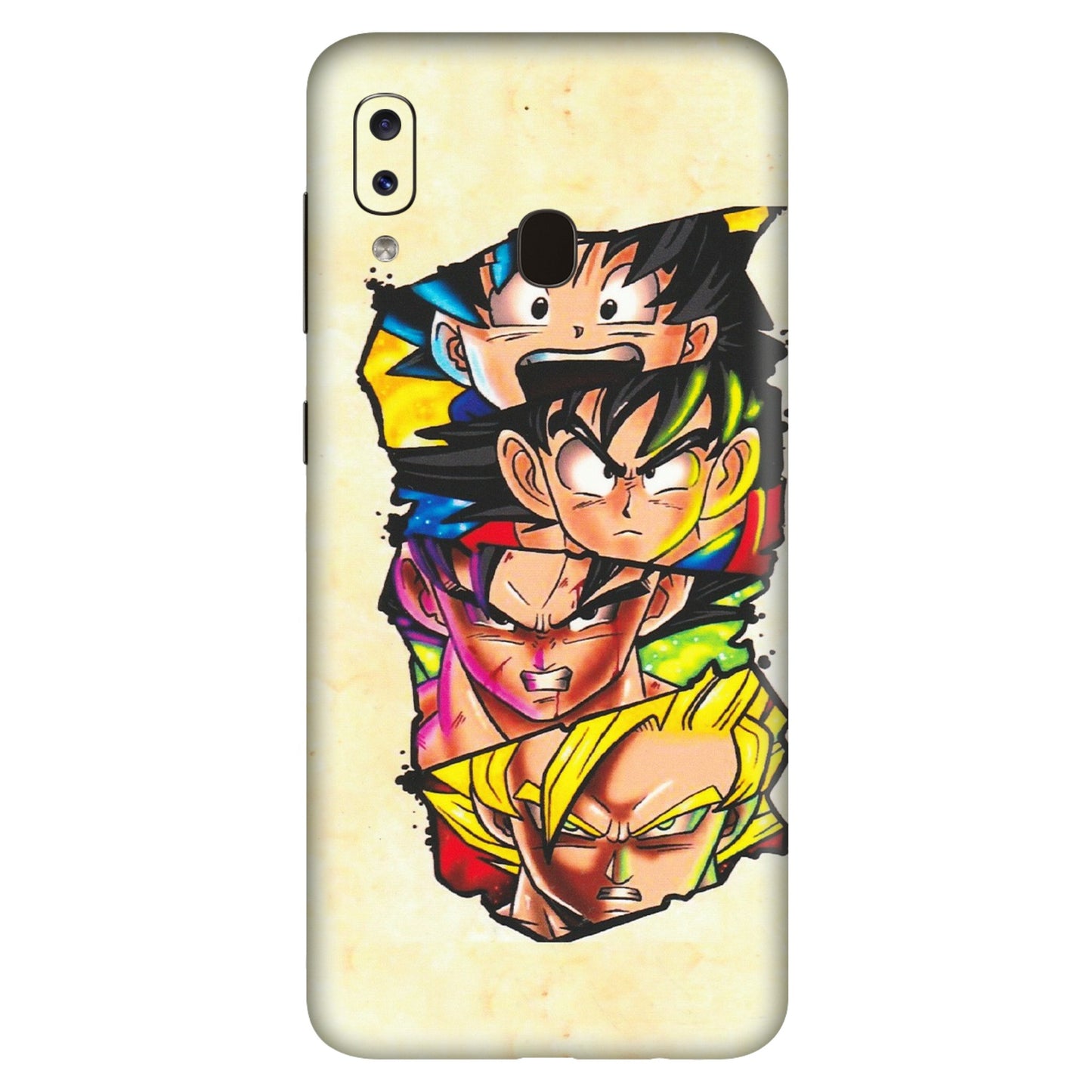 Samsung A/S Series Phone Skins (All Models) - Angry Multi Anime - Matte Finish (M-113) Samsung Galaxy A20S