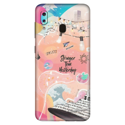 Samsung A/S Series Phone Skins (All Models) - Stronger Then Yesterday - Matte Finish (M-128) Samsung Galaxy A20S