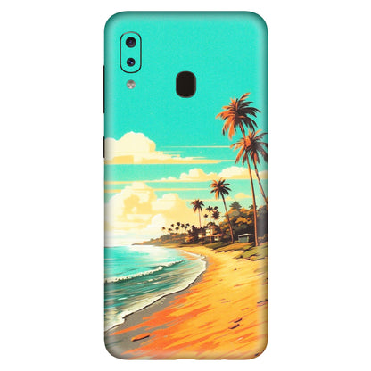 Samsung A/S Series Phone Skins (All Models) - Miami Beach - Matte Finish (M-136) Samsung Galaxy A20S