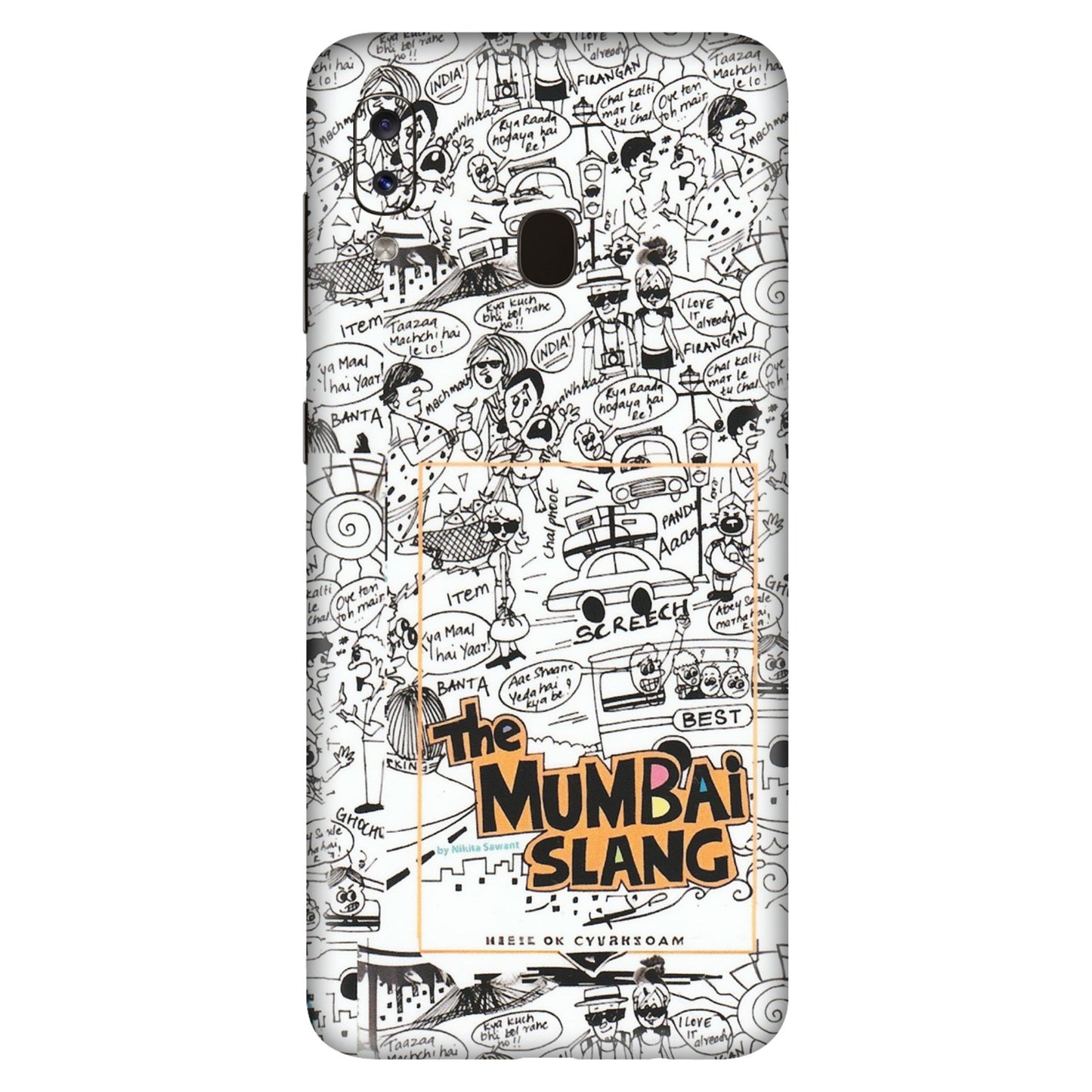 Samsung A/S Series Phone Skins (All Models) - The Mumbai Slang - Matte Finish (M-142) Samsung Galaxy A20S