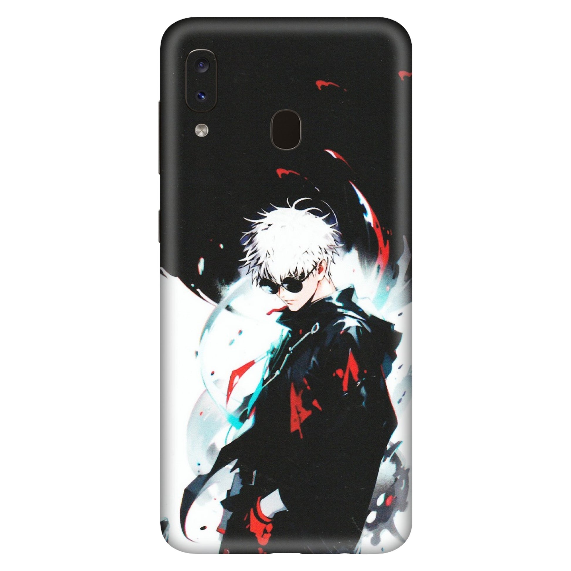 Samsung A/S Series Phone Skins (All Models) - Gojo Powerful Charater Kaisen Anime - Matte Finish (M-144) Samsung Galaxy A20S