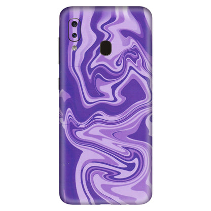 Samsung A/S Series Phone Skins (All Models) - Hazy Purple Nights - Matte Finish (M-14) Samsung Galaxy A20S