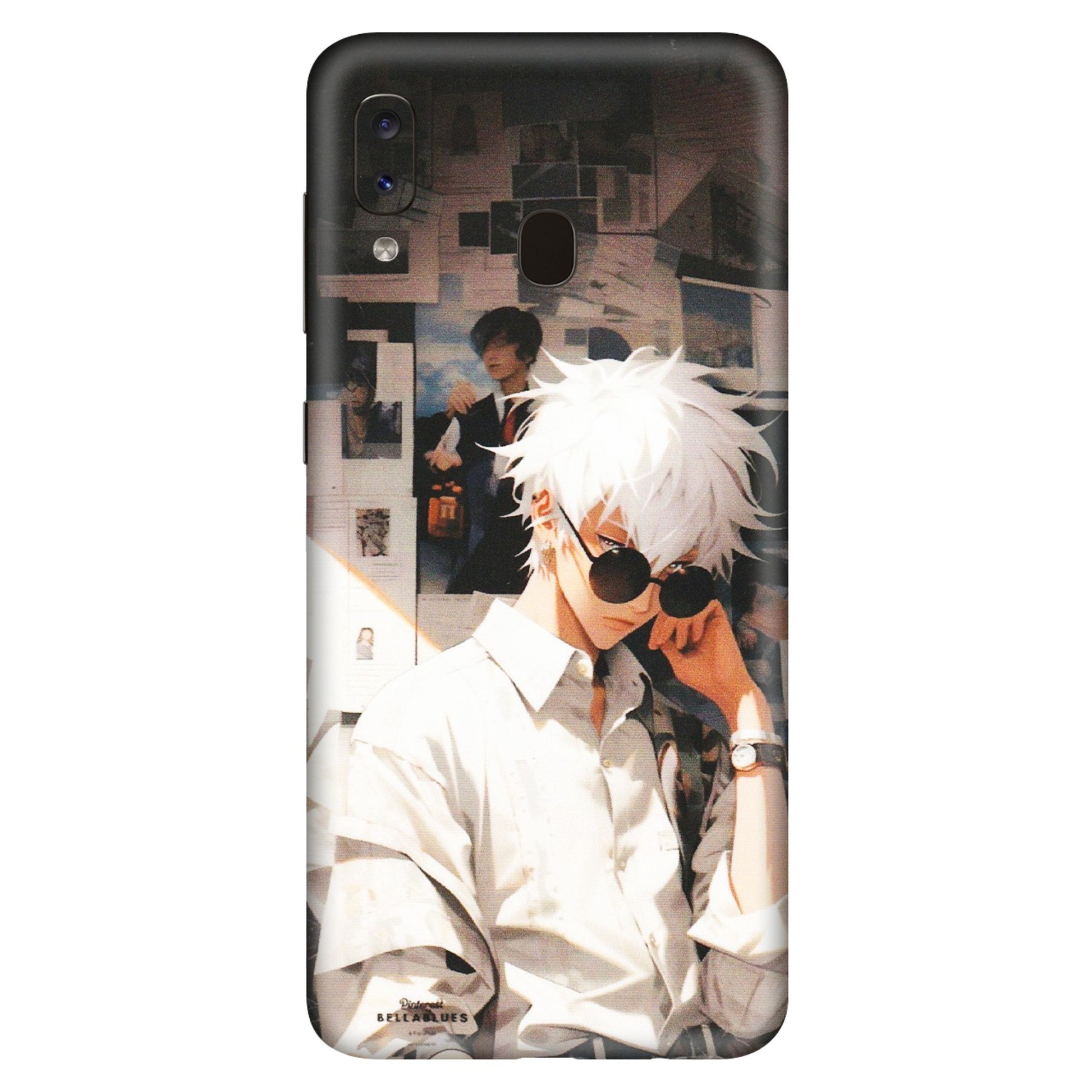 Samsung A/S Series Phone Skins (All Models) - Gojo Satoru Jujustu Kaisen Anime - Matte Finish (M-156) Samsung Galaxy A20S
