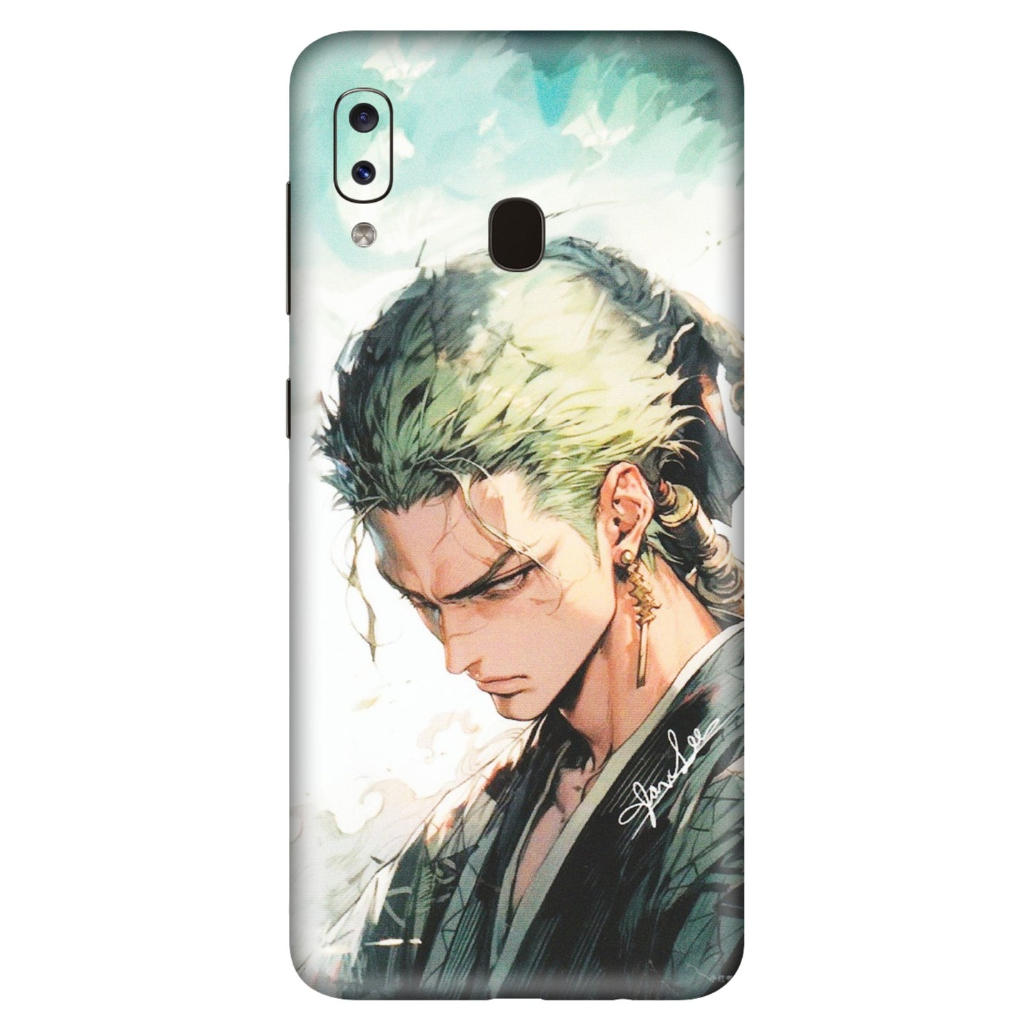 Samsung A/S Series Phone Skins (All Models) - Pirate Hunter One Piece Anime - Matte Finish (M-157) Samsung Galaxy A20S