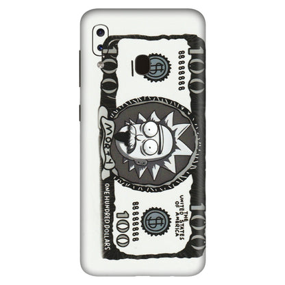 Samsung A/S Series Phone Skins (All Models) - Rick And Morty Hundred Dollar Anime - Matte Finish (M-161) Samsung Galaxy A20S