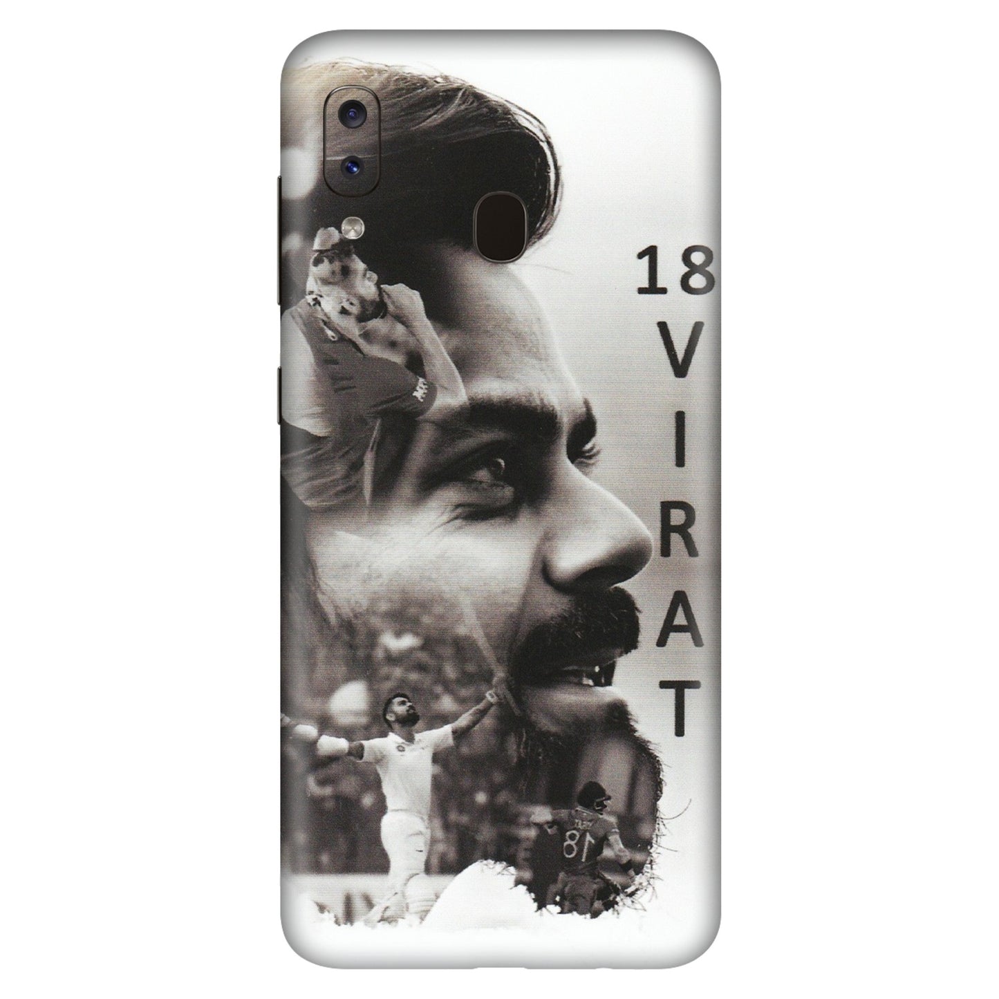 Samsung A/S Series Phone Skins (All Models) - Virat Kohli Cricketer - Matte Finish (M-163) Samsung Galaxy A20S