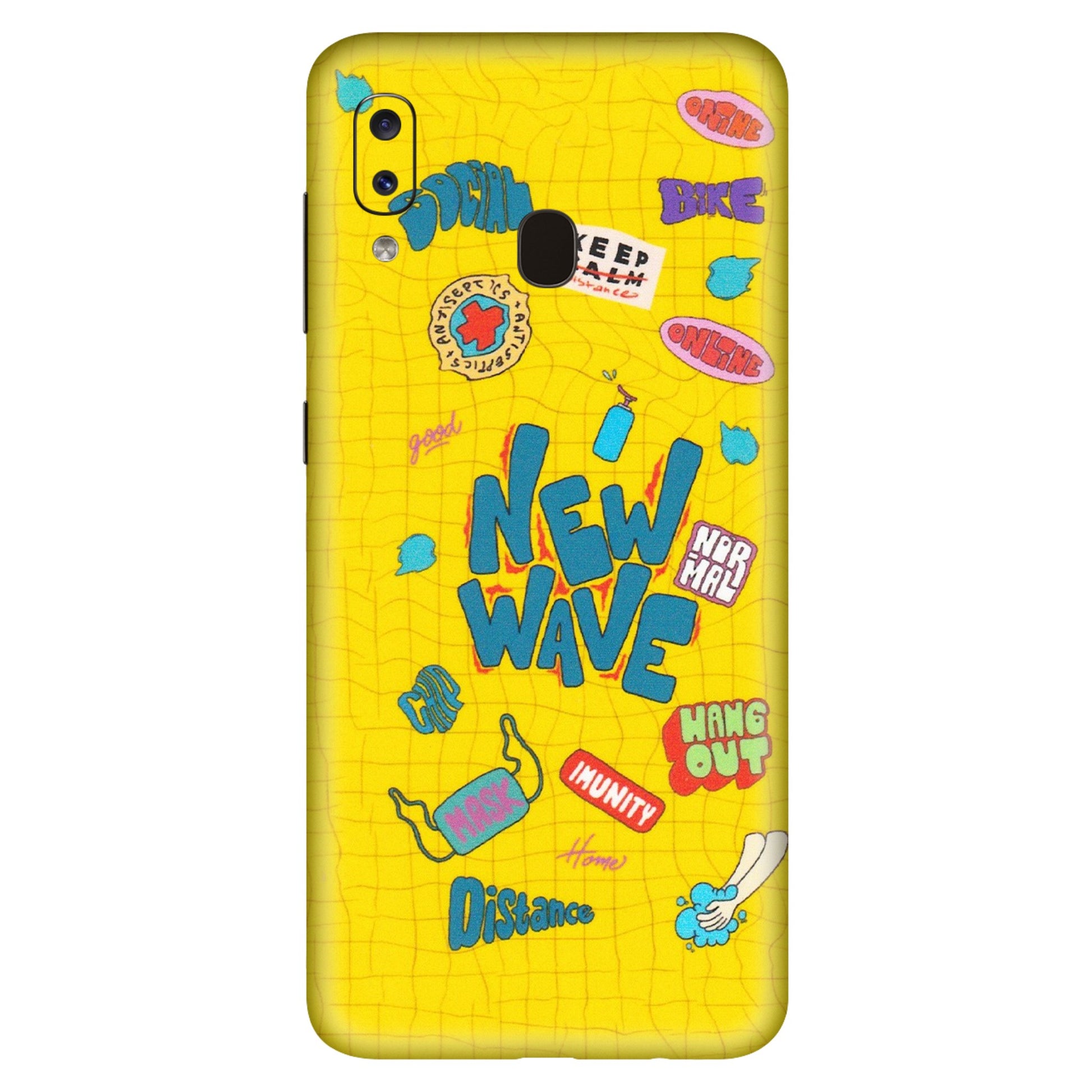 Samsung A/S Series Phone Skins (All Models) - New Wave Life - Matte Finish (M-17) Samsung Galaxy A20S