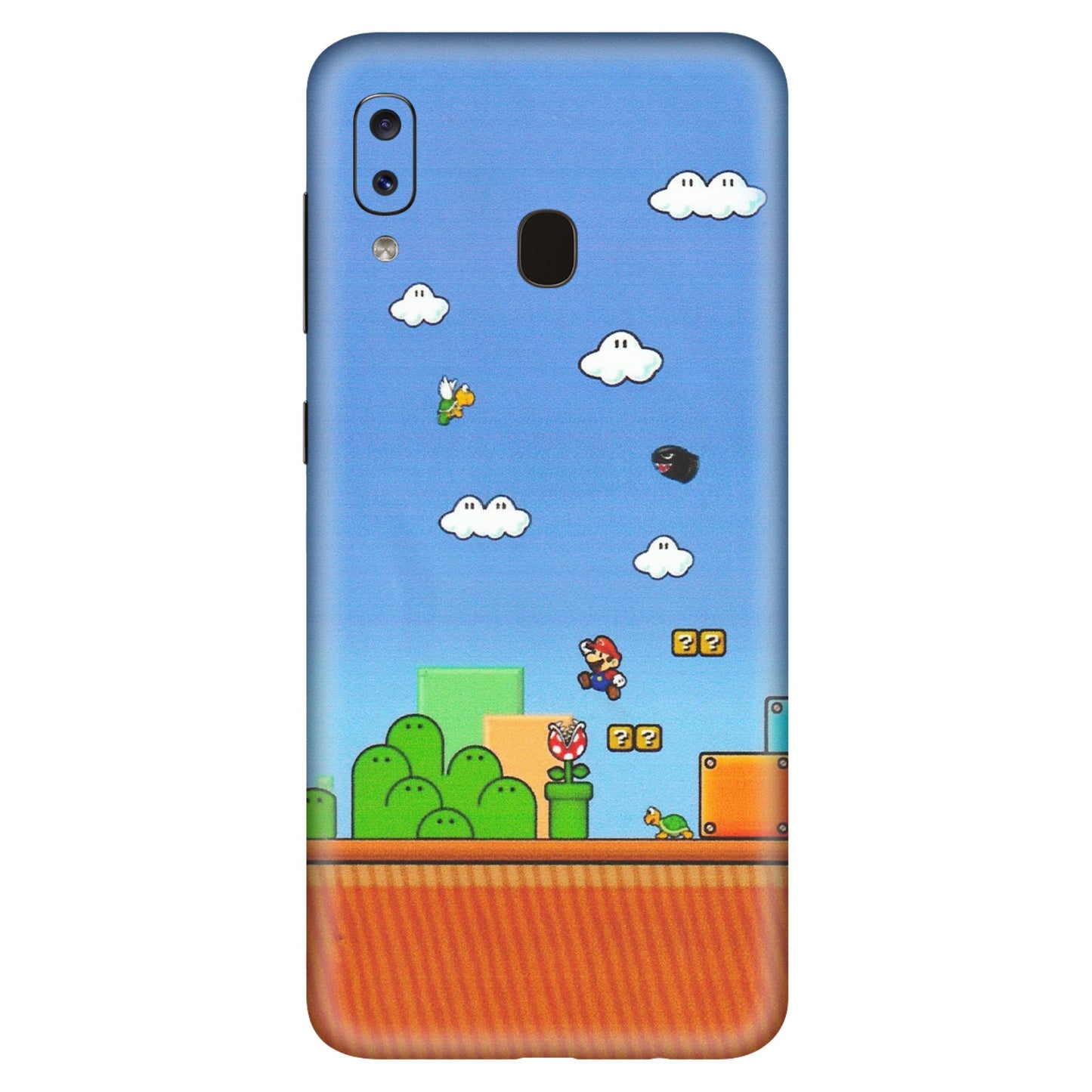 Samsung A/S Series Phone Skins (All Models) - Mario Game Scene - Matte Finish (M-24) Samsung Galaxy A20S