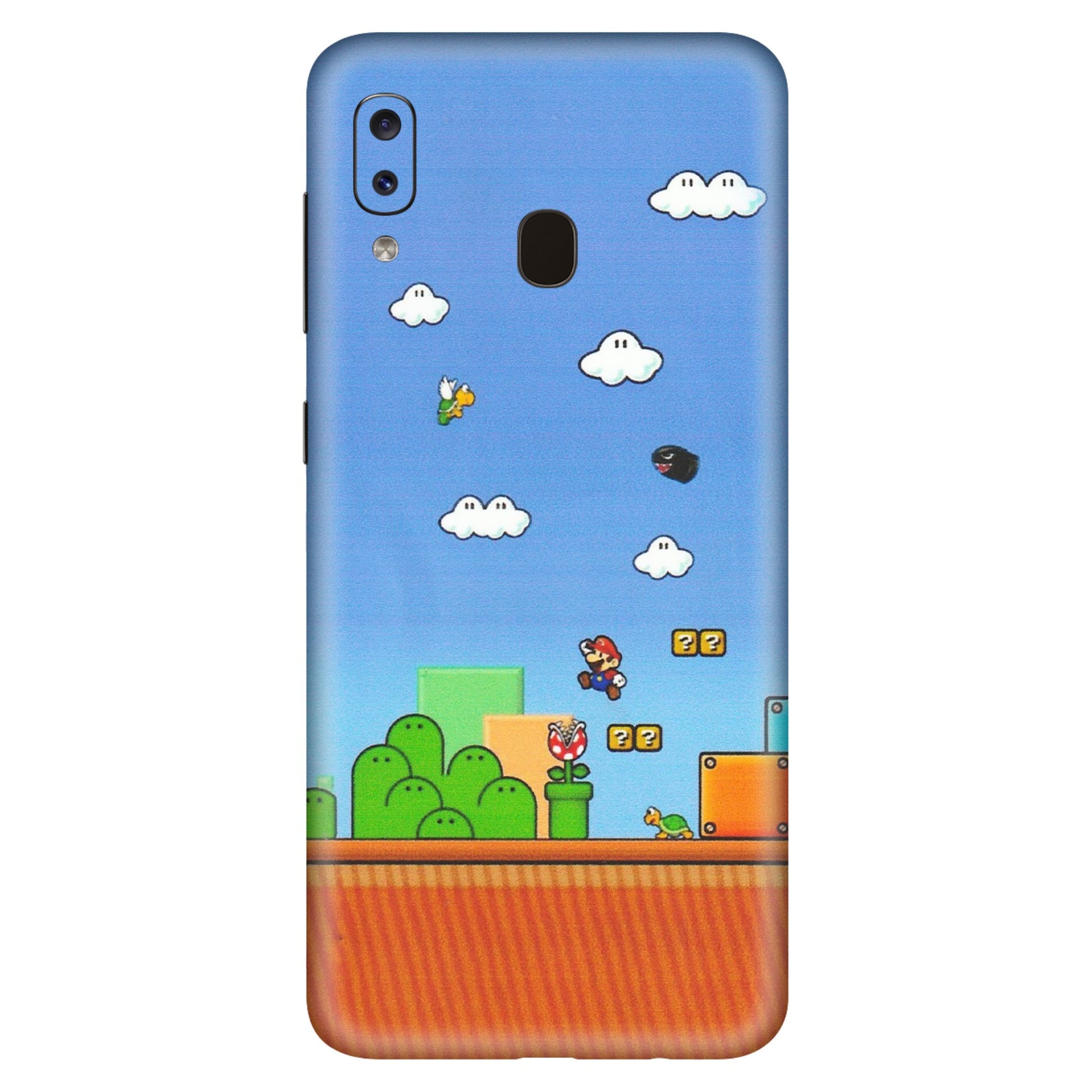 Samsung A/S Series Phone Skins (All Models) - Mario Game Scene - Matte Finish (M-24) Samsung Galaxy A20S