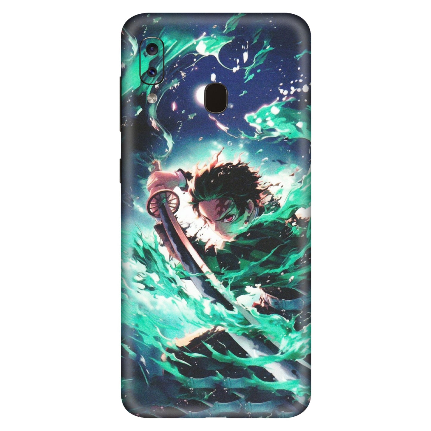 Samsung A/S Series Phone Skins (All Models) - Sword Fighter Anime - Matte Finish (M-29) Samsung Galaxy A20S