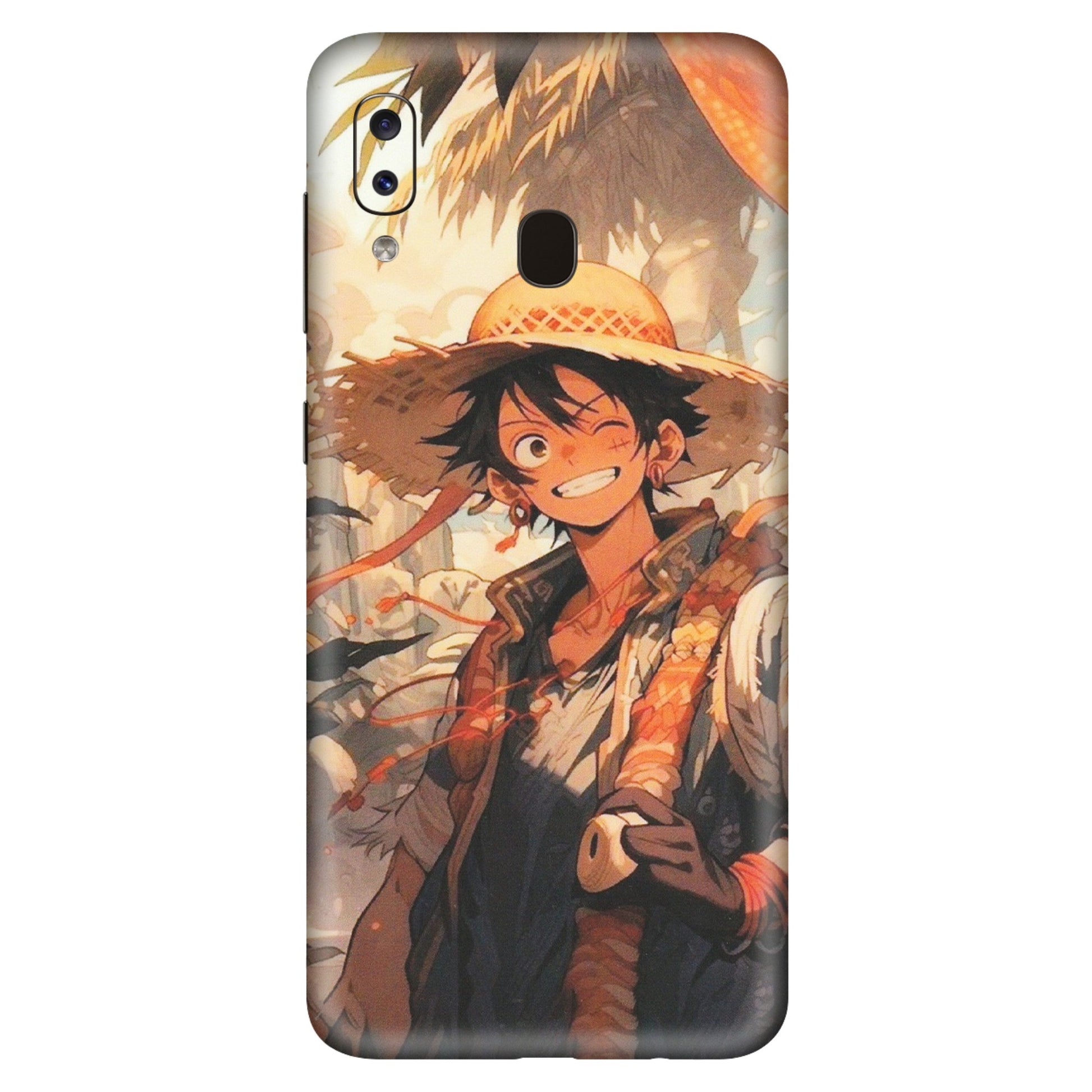 Samsung A/S Series Phone Skins (All Models) - Anime Character Smile - Matte Finish (M-33) Samsung Galaxy A20S