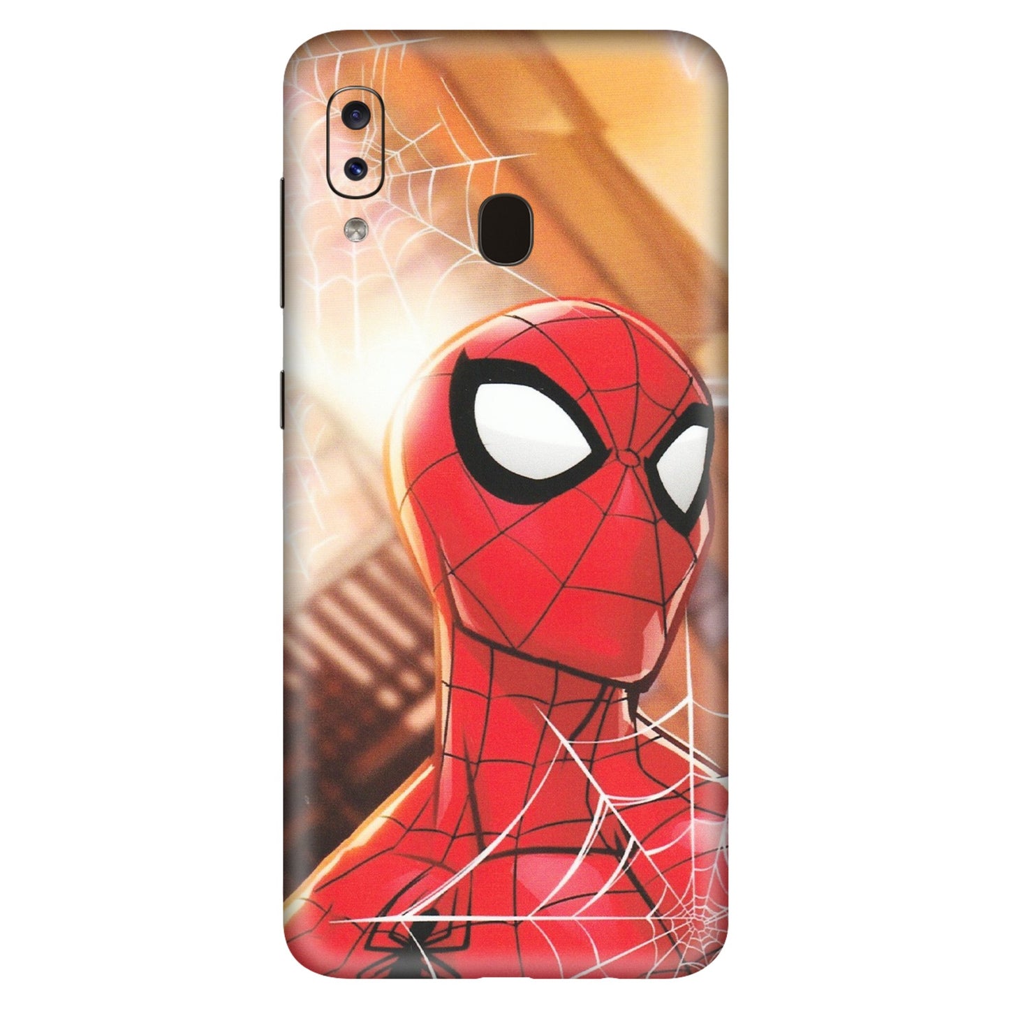 Samsung A/S Series Phone Skins (All Models) - Spiderman Face New - Matte Finish (M-41) Samsung Galaxy A20S