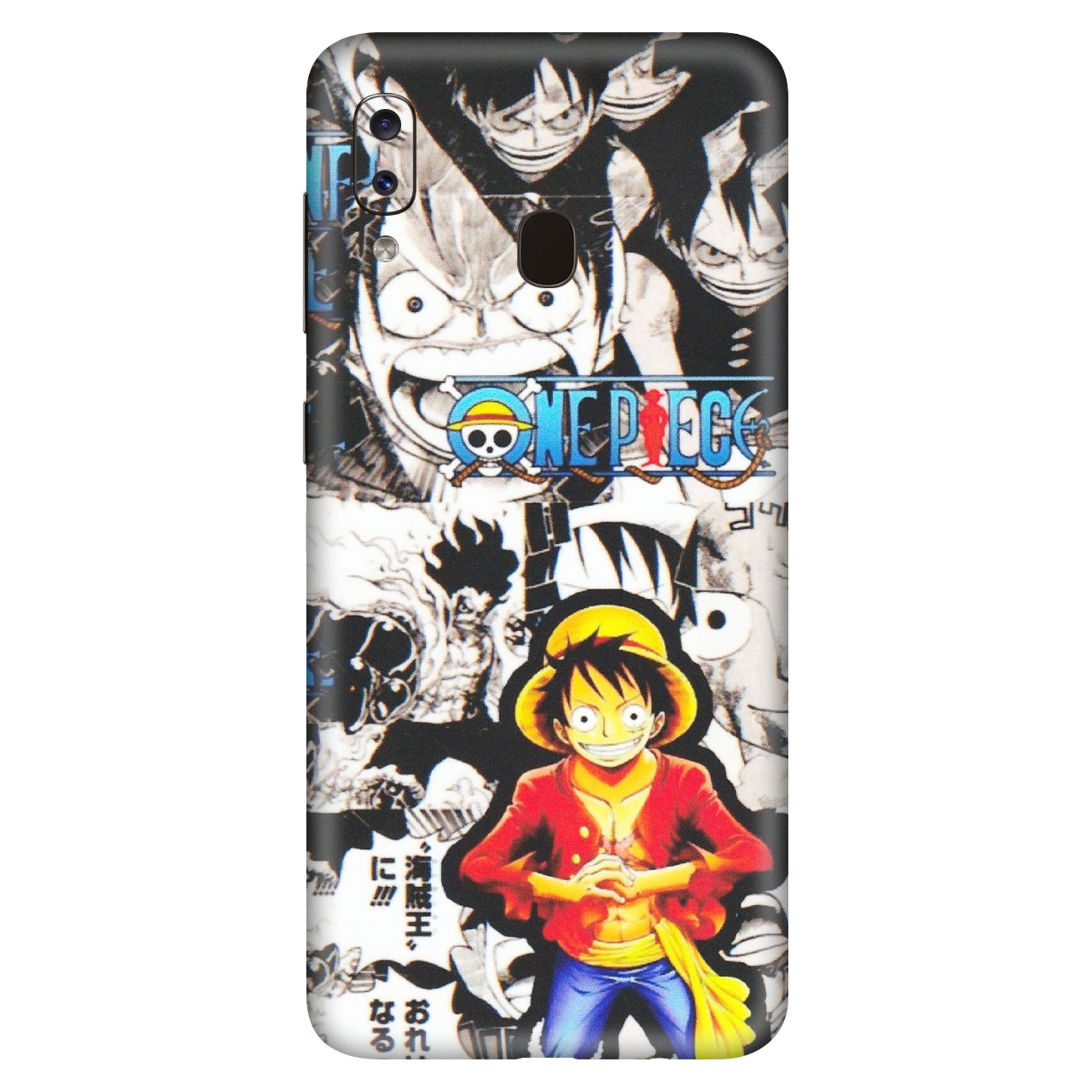Samsung A/S Series Phone Skins (All Models) - One Piece B&W - Matte Finish (M-63) Samsung Galaxy A20S