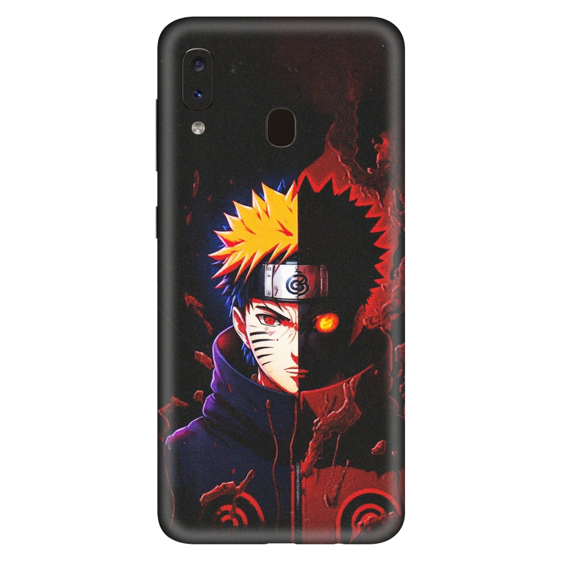 Samsung A/S Series Phone Skins (All Models) - Naruto X Evil - Matte Finish (M-70) Samsung Galaxy A20S