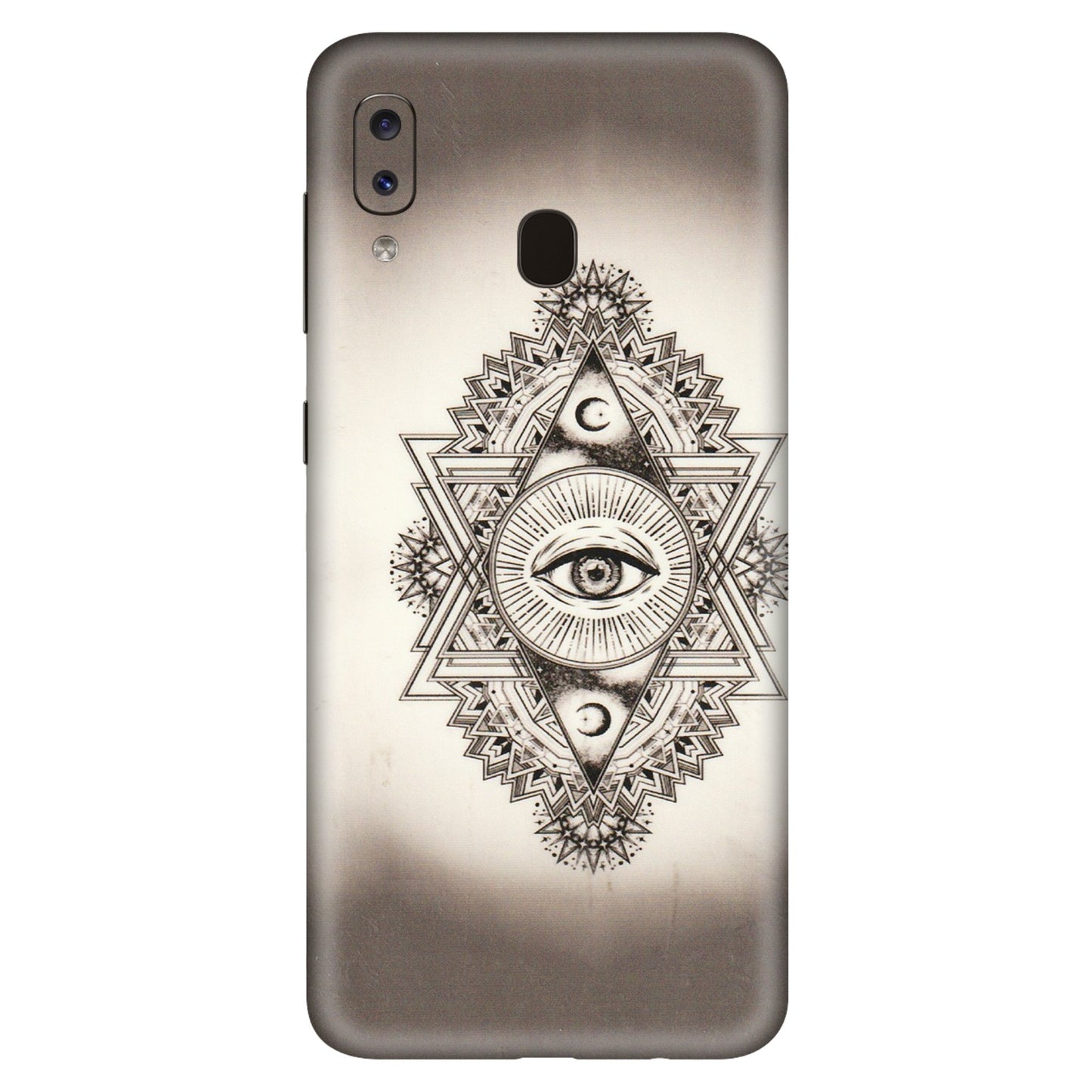 Samsung A/S Series Phone Skins (All Models) - Illuminati Great Eye - Transparent Finish (T-14) Samsung Galaxy A20S