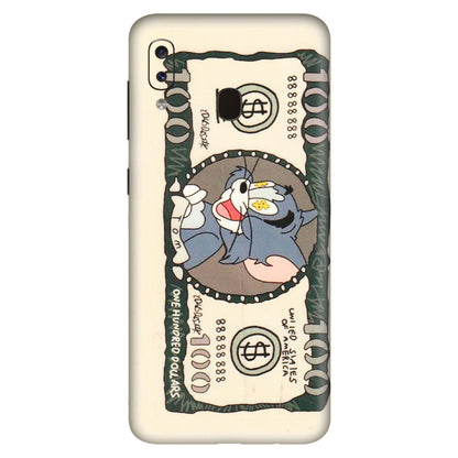 Samsung A/S Series Phone Skins (All Models) - One Hundred Dollar Tom - Transparent Finish (T-16) Samsung Galaxy A20S