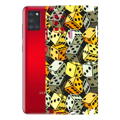 Samsung A/S Series Phone Skins (All Models) - Dices Of Life - 3D Embossed Finish (L-04) Samsung Galaxy A21S